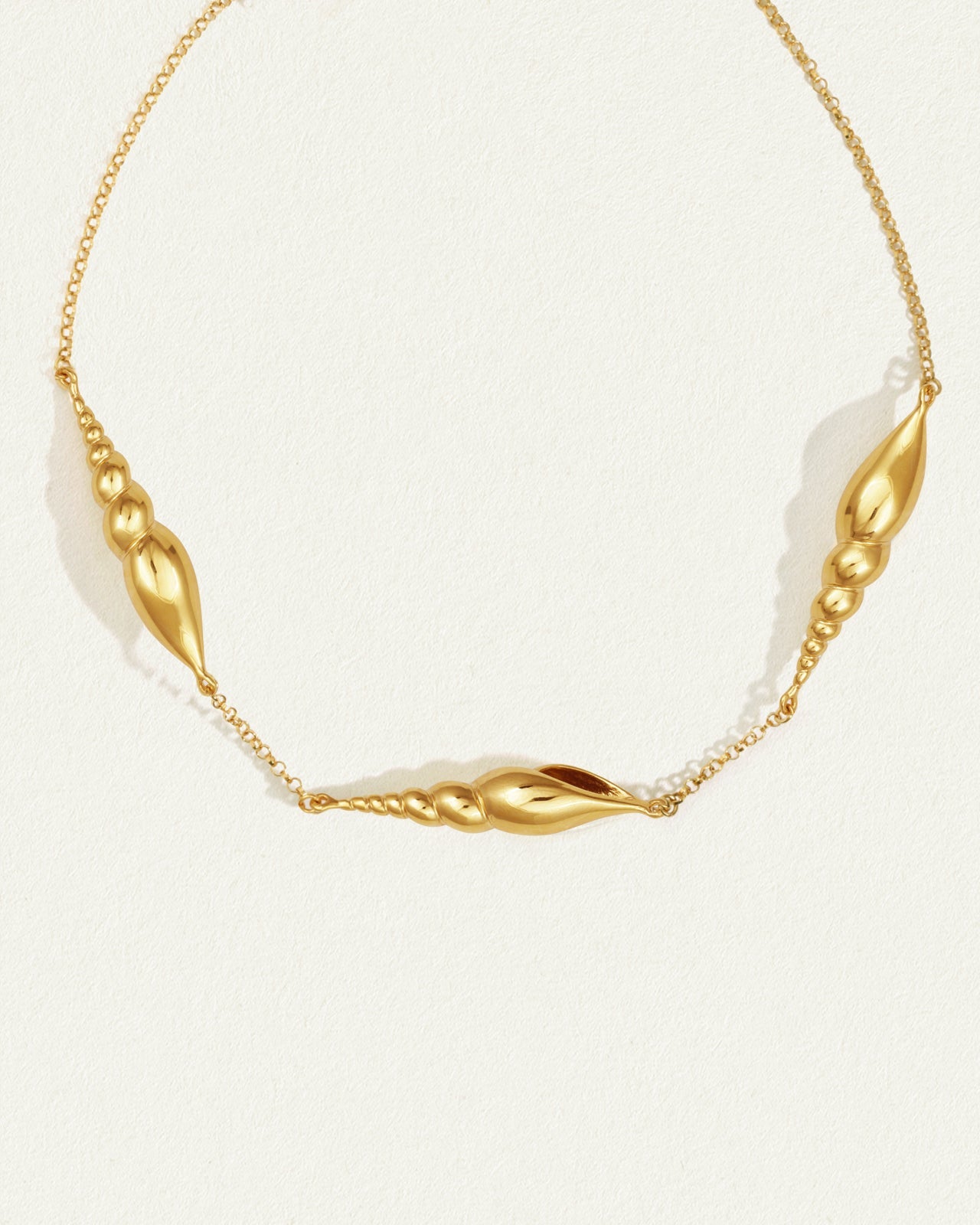 Gold vermeil store necklace