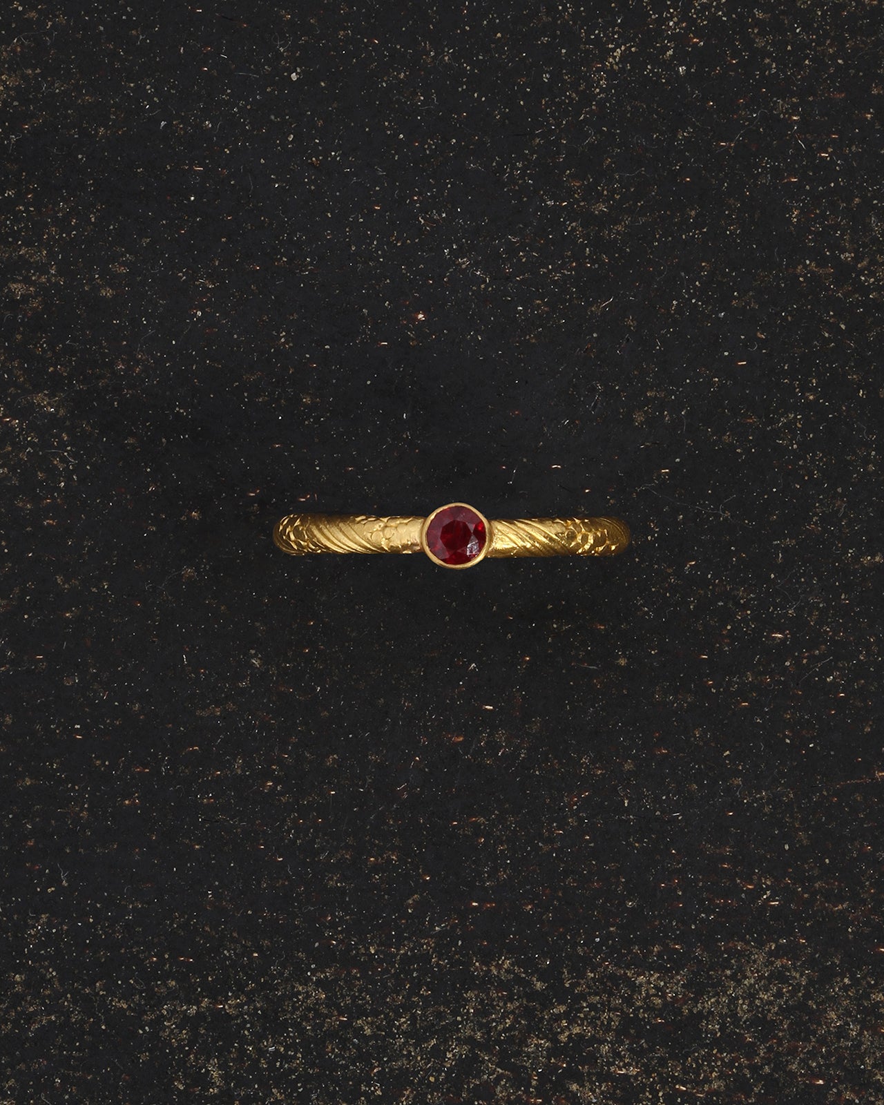 Temple of the Sun Suri Ring Ruby Solid Gold