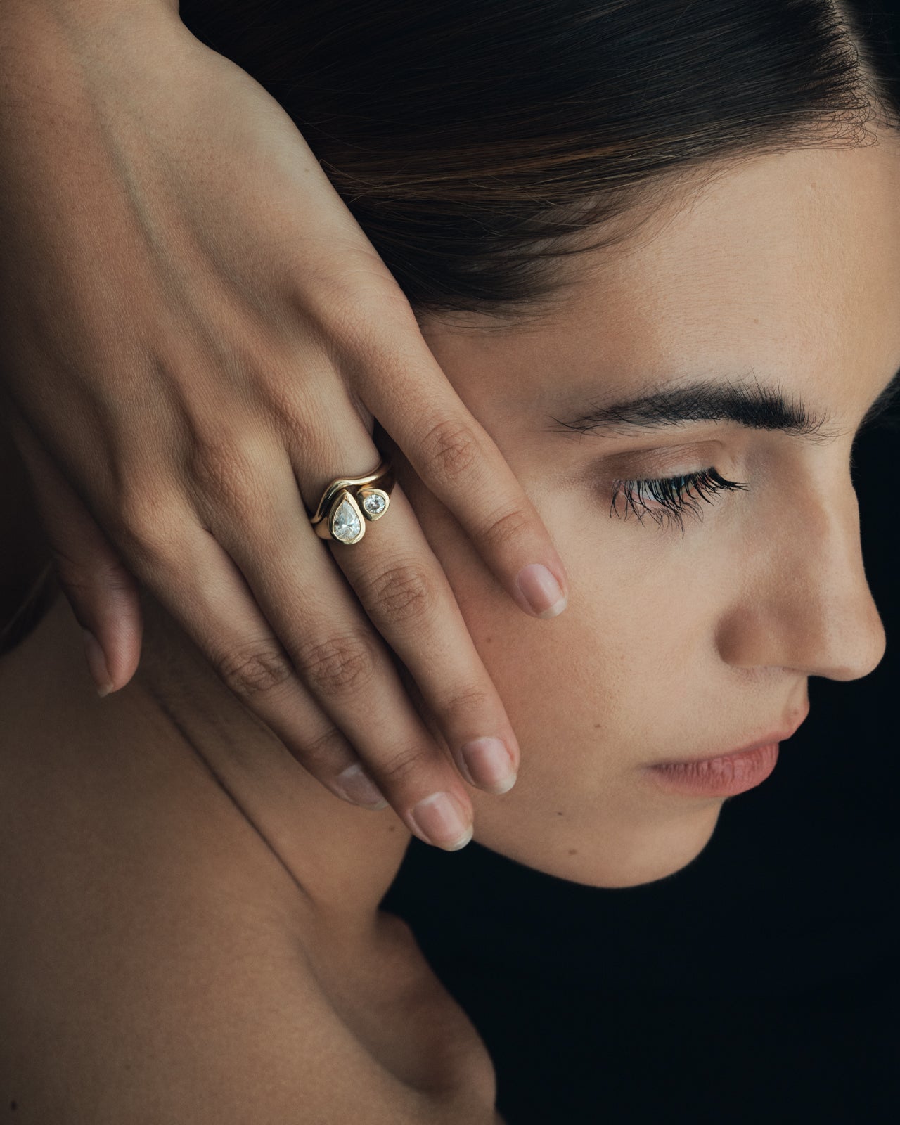 Temple of the Sun Synergy Band Solid Gold