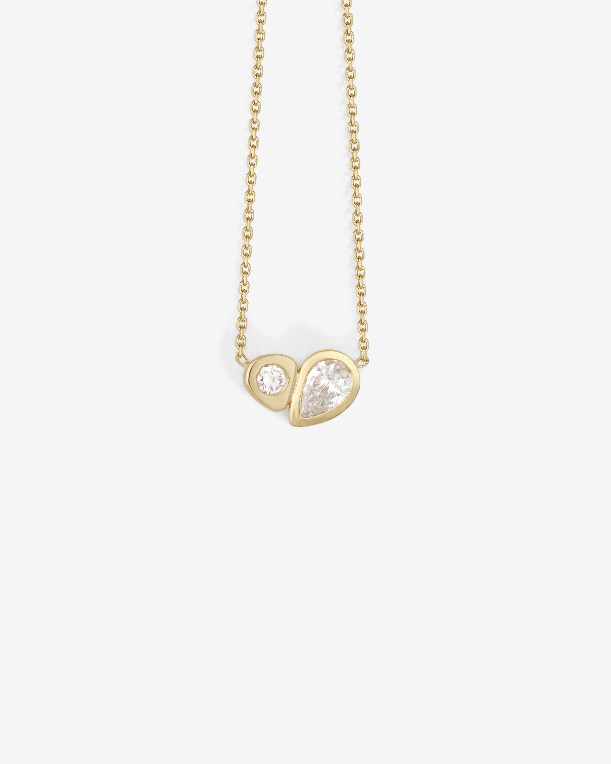 Temple of the Sun Synergy Necklace Diamond Solid Gold