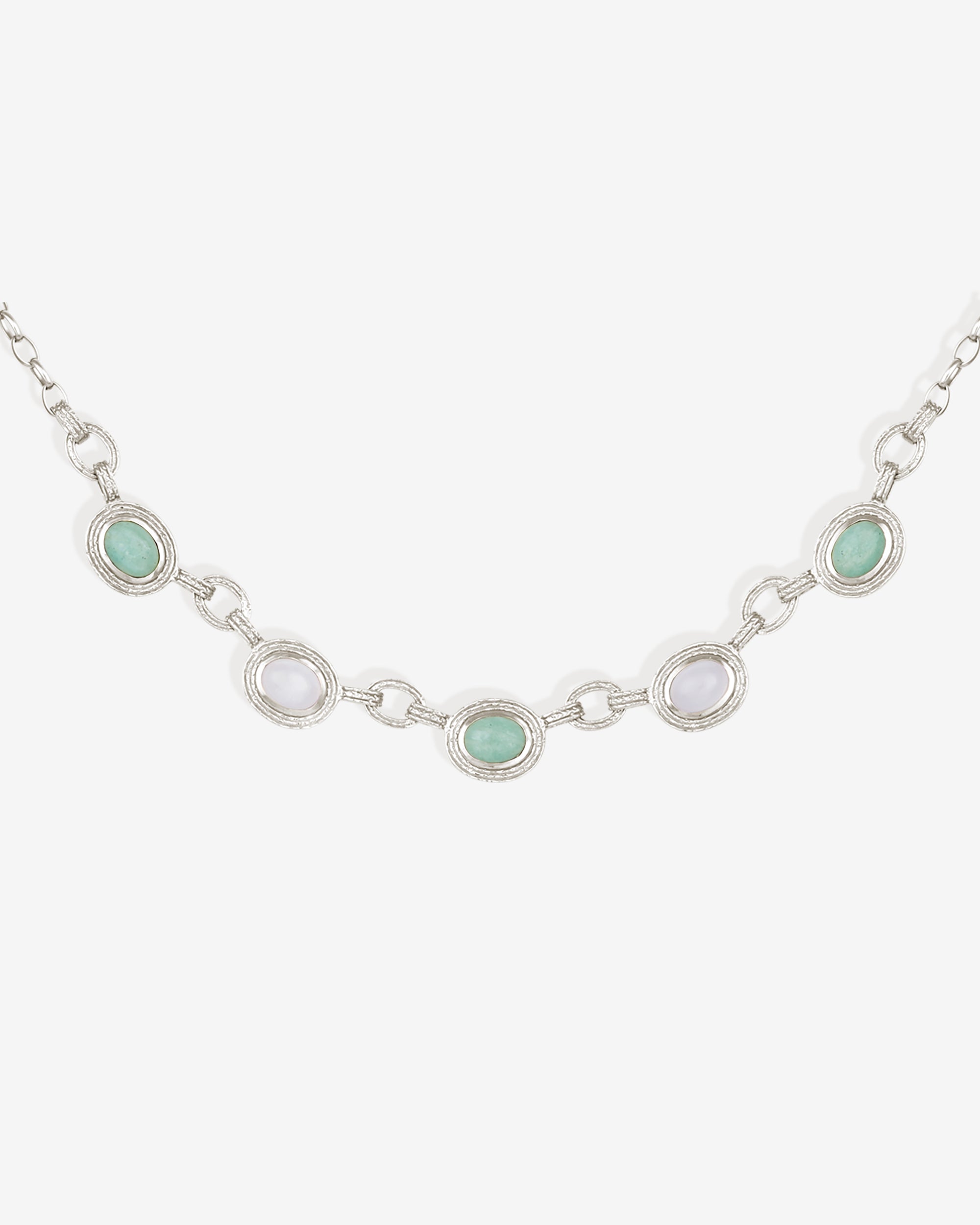 Temple of the Sun Talis Necklace Silver