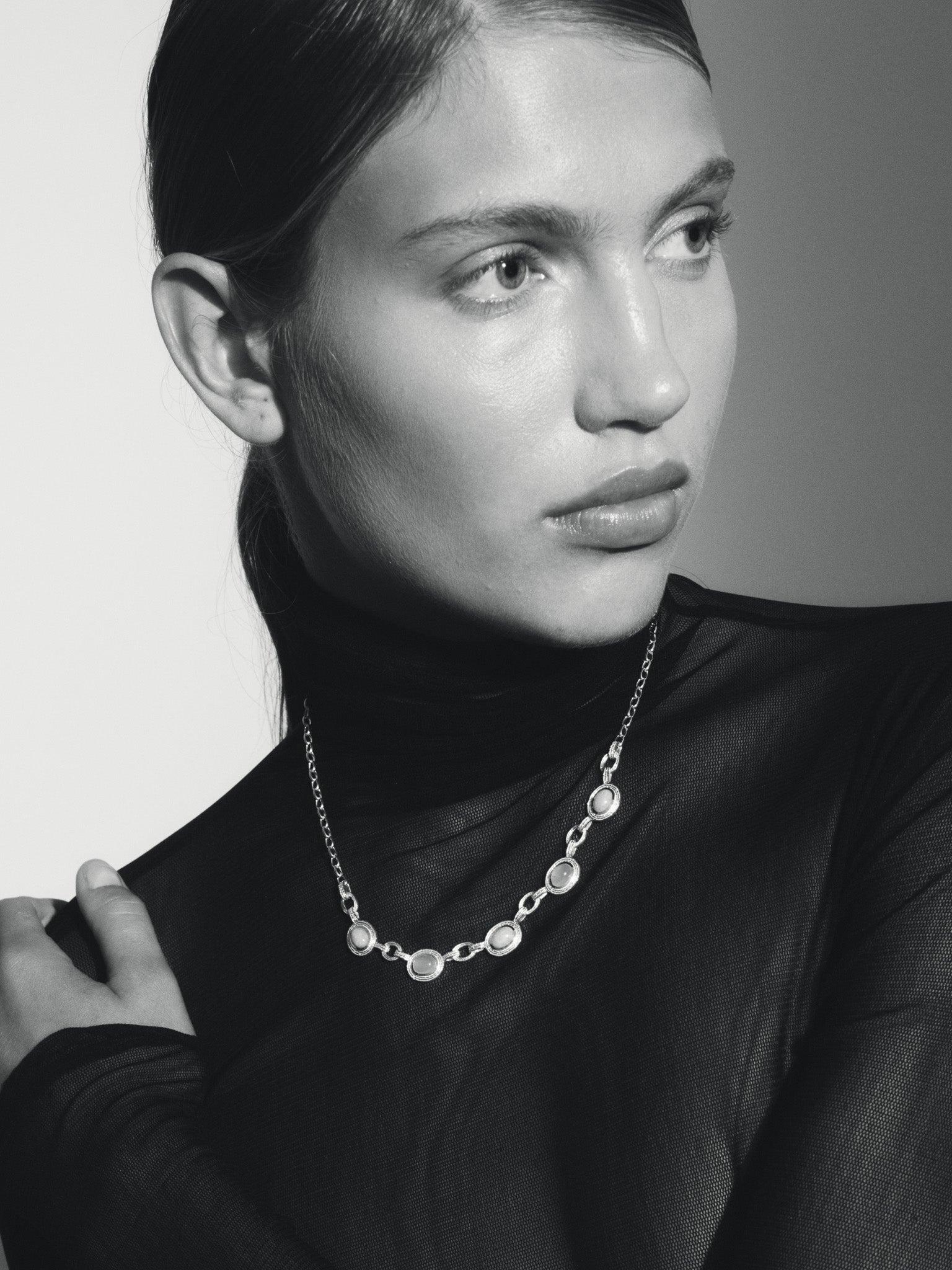 Temple of the Sun Talis Necklace Silver