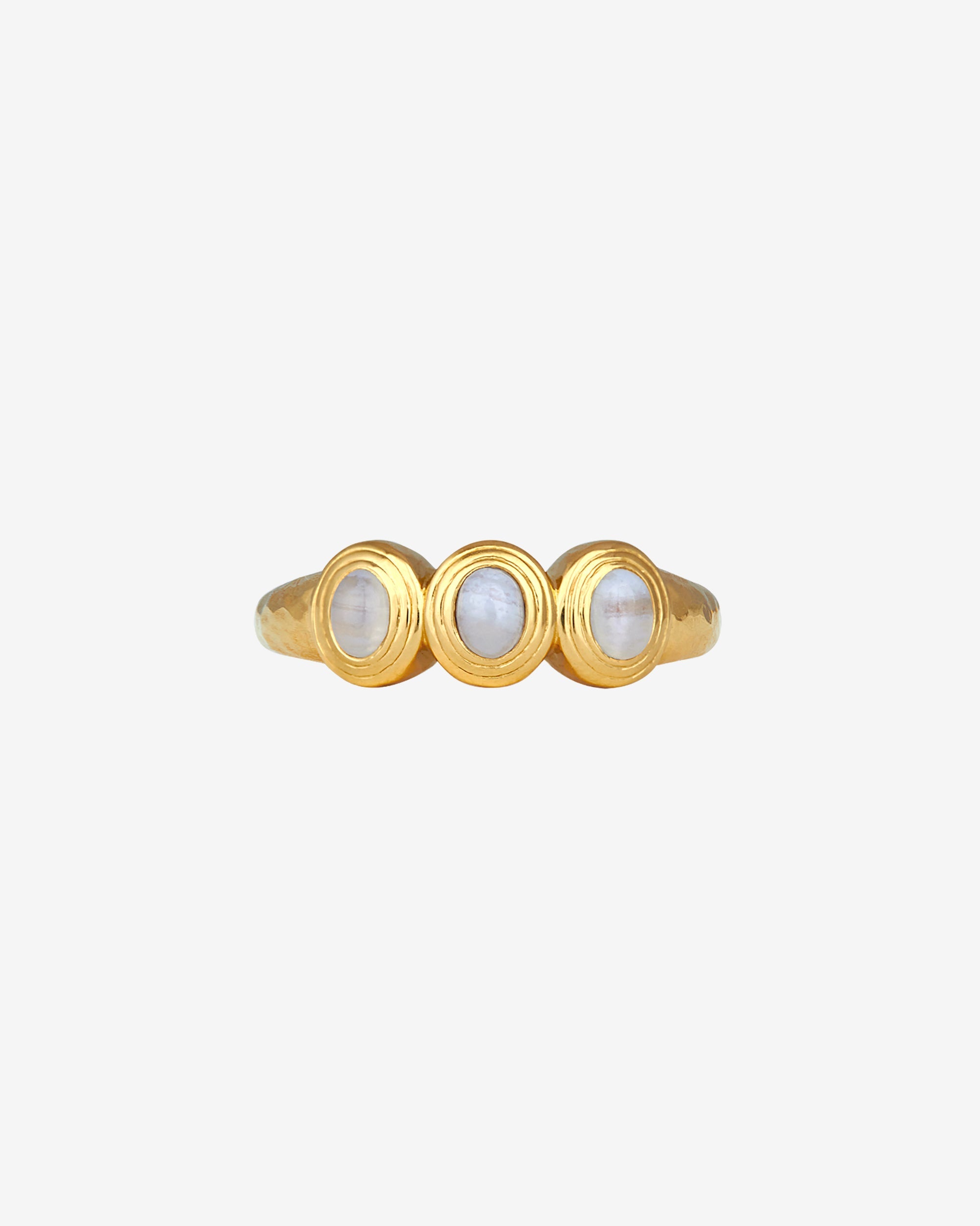Temple of the Sun Talis Trilogy Ring Gold Vermeil