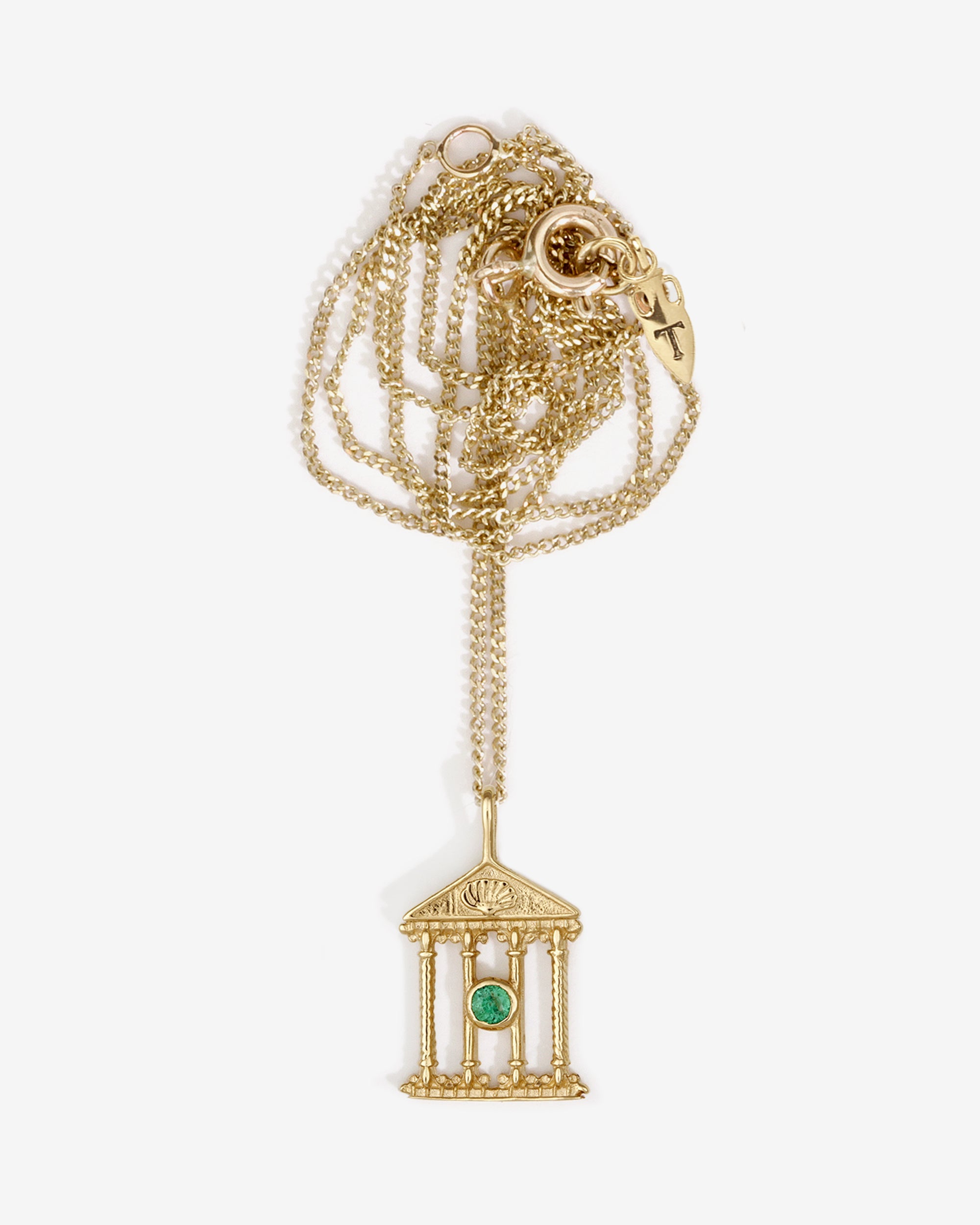 Temple of the Sun Temple of Venus Necklace Solid Gold