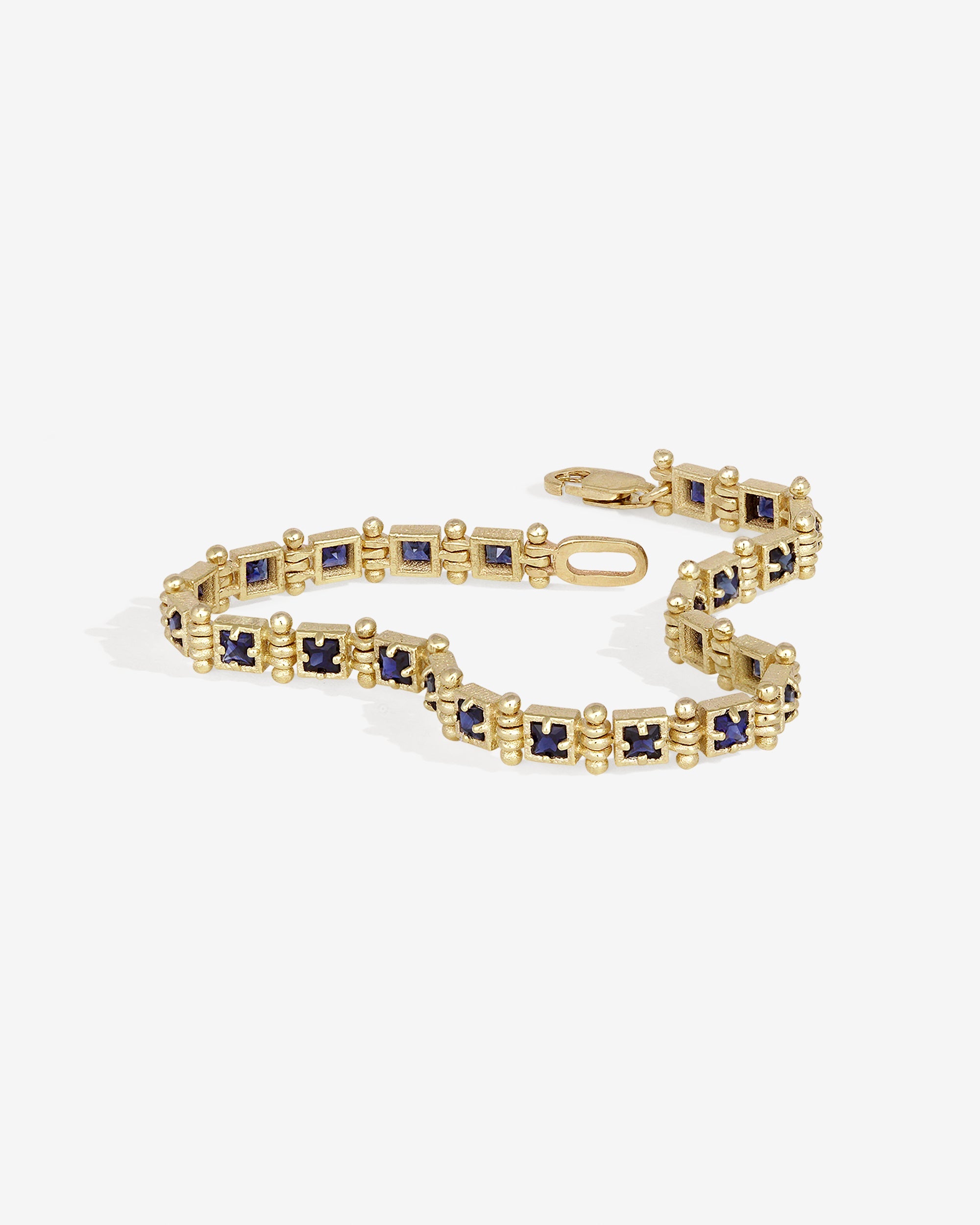 Temple of the Sun Theia Princess Bracelet Sapphire Solid Gold