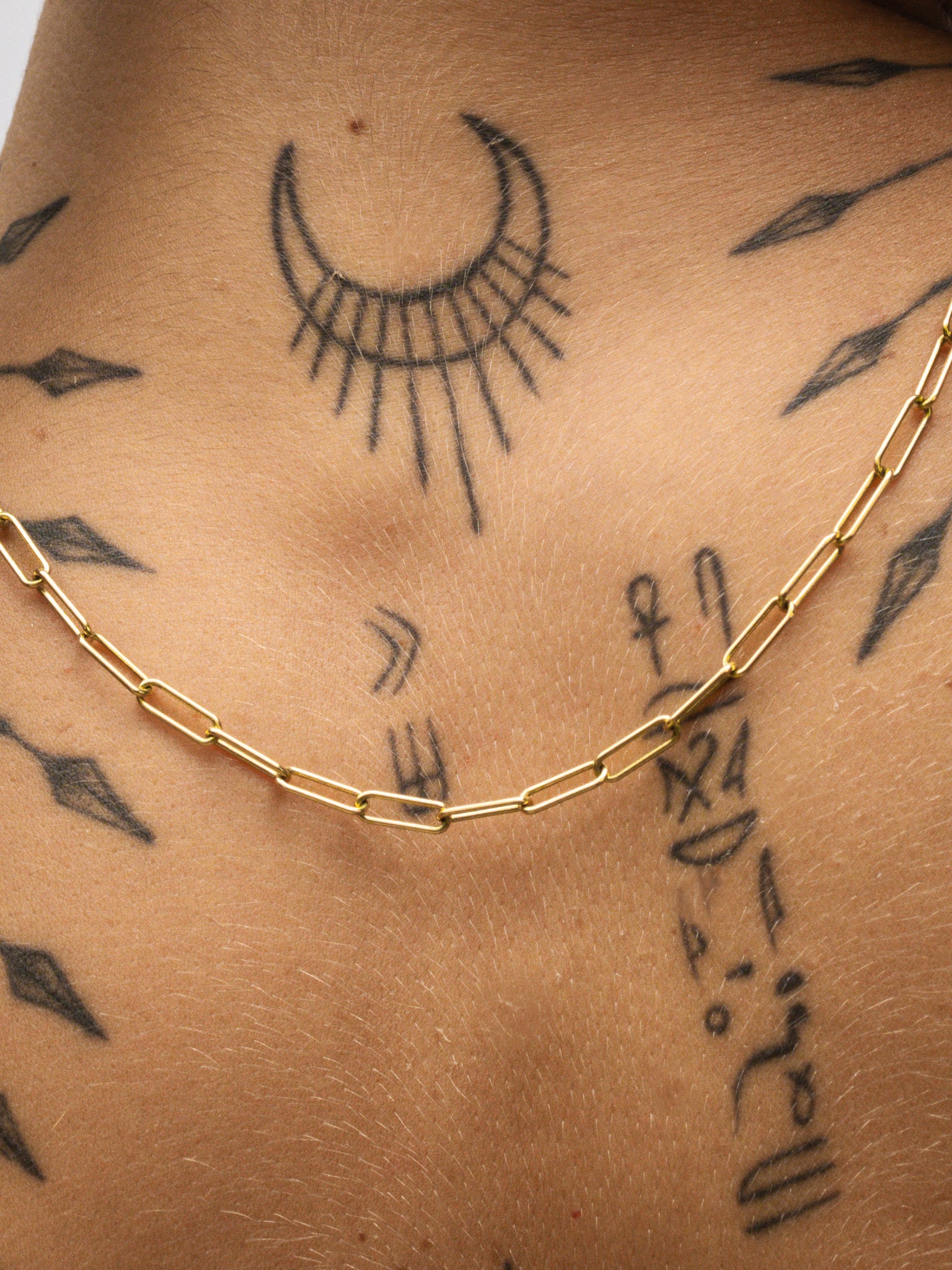 Temple of the Sun Valentino Chain 4mm Solid Gold