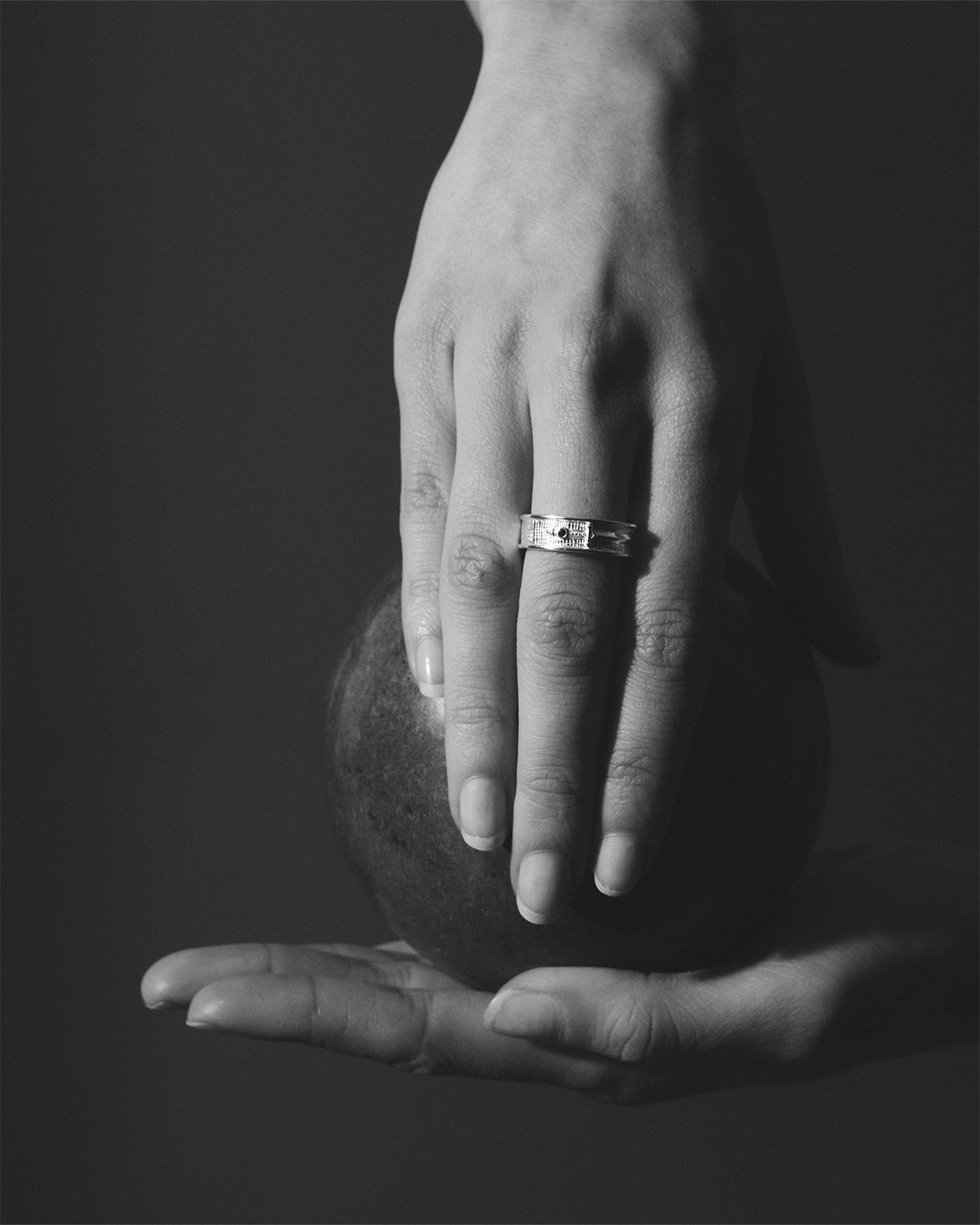 Temple of the Sun Valor Ring Spinel Silver