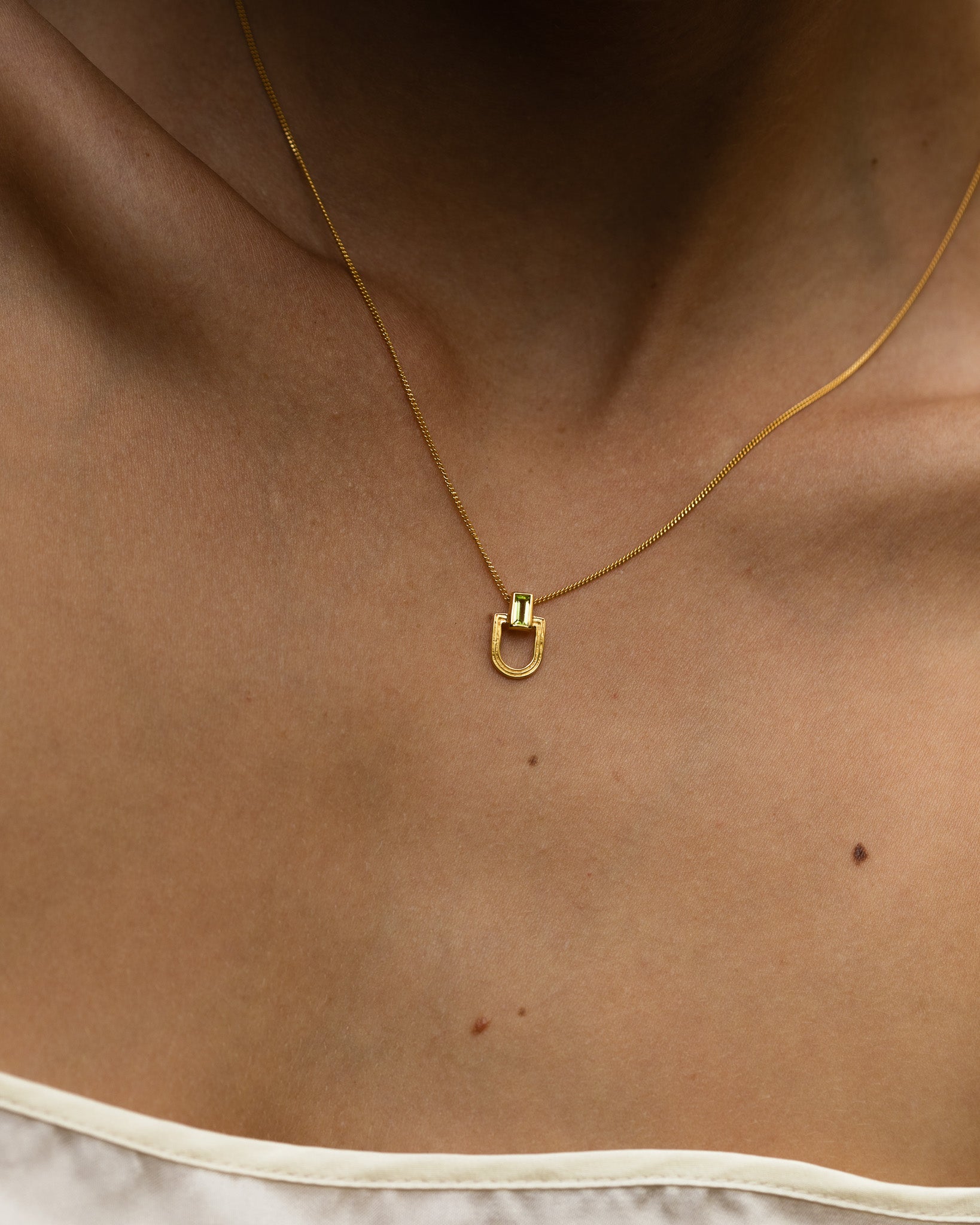 Temple of the Sun Vault Necklace Gold Vermeil