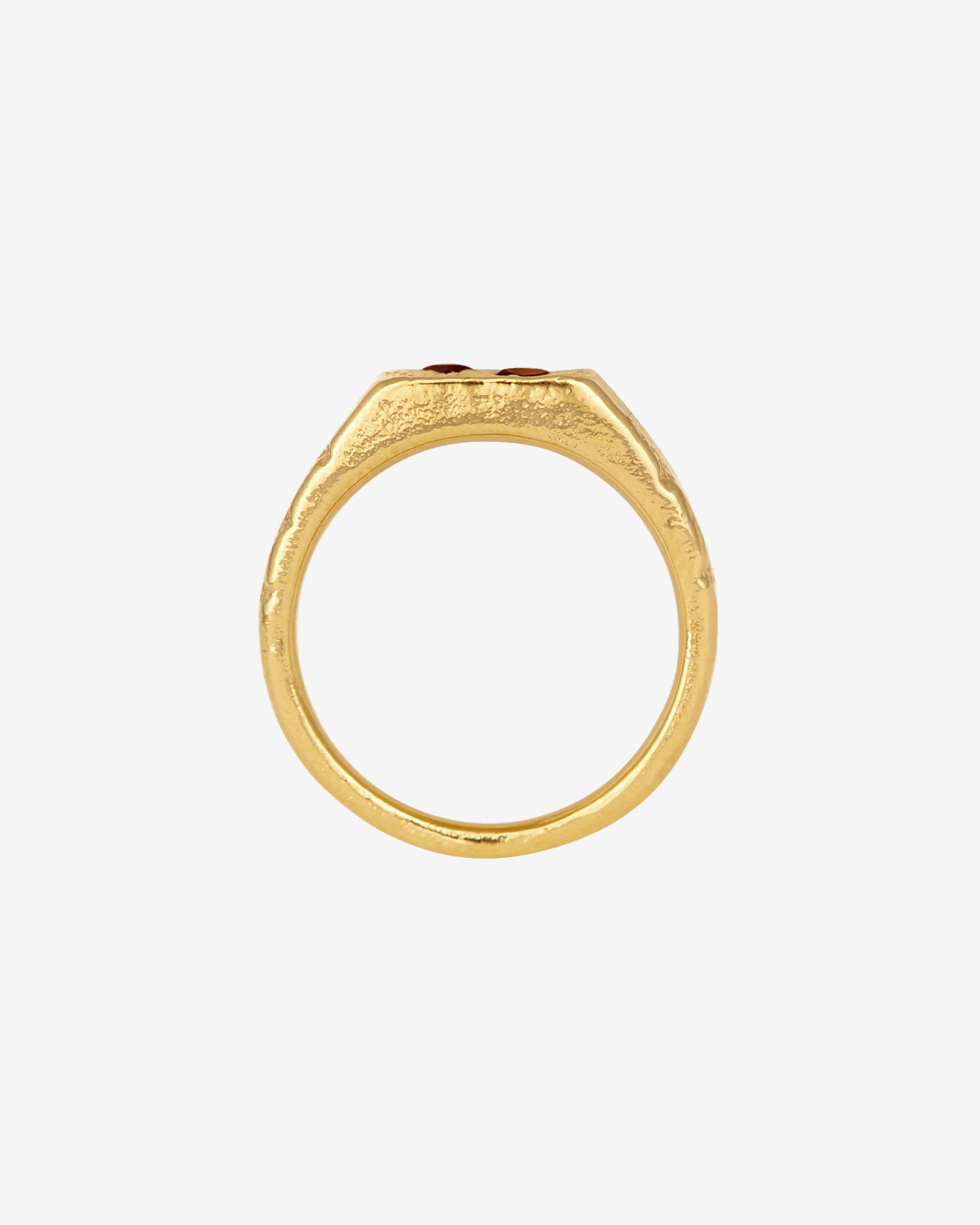 Temple of the Sun Venus Signet Ring Gold Vermeil