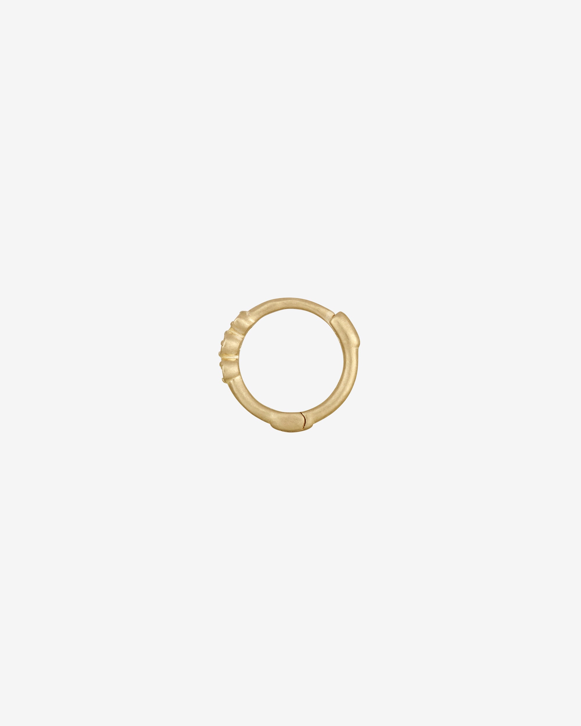 Temple of the Sun Vesper Single Huggie Diamond Solid Gold