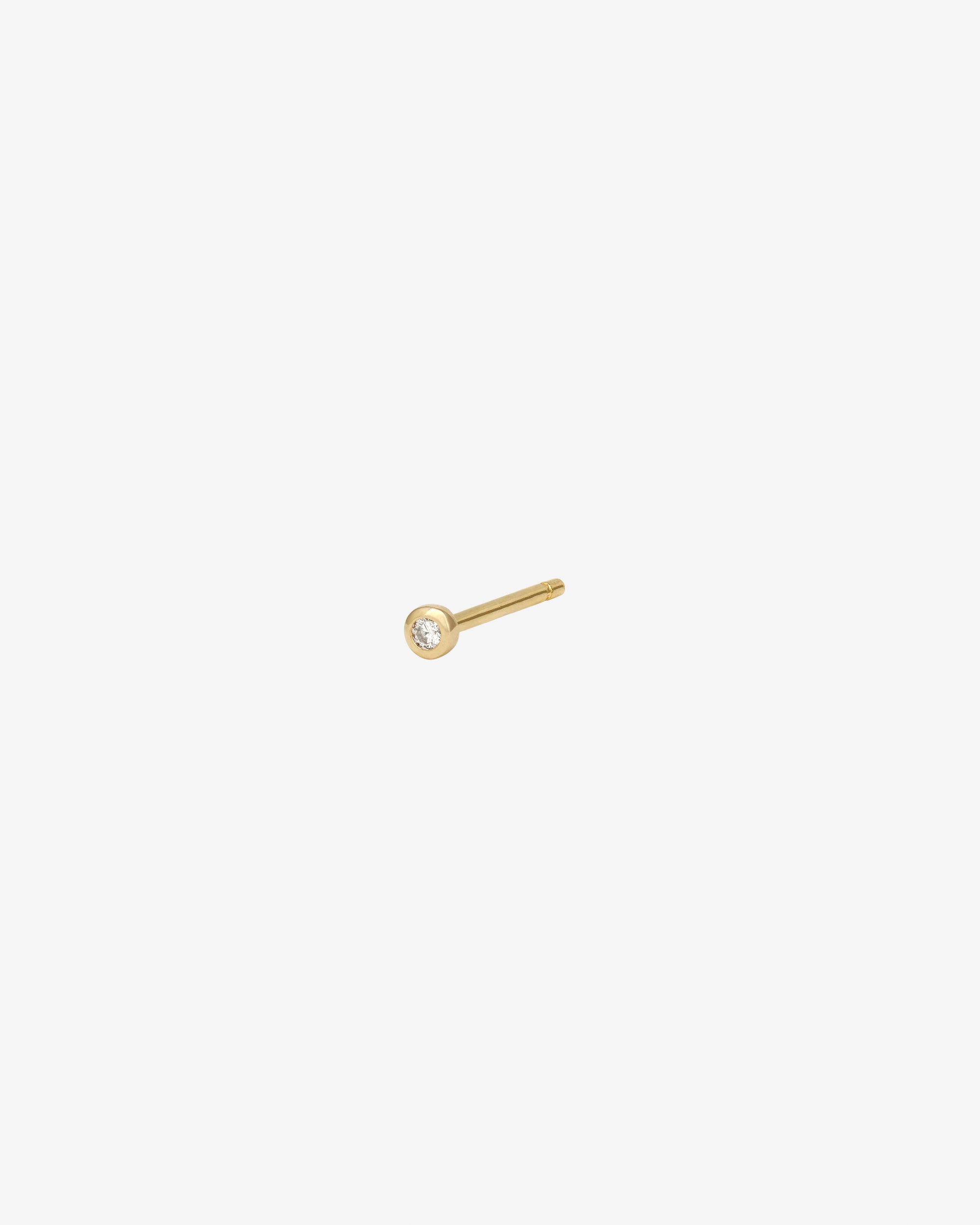 Temple of the Sun Vesper Single Stud Diamond Solid Gold