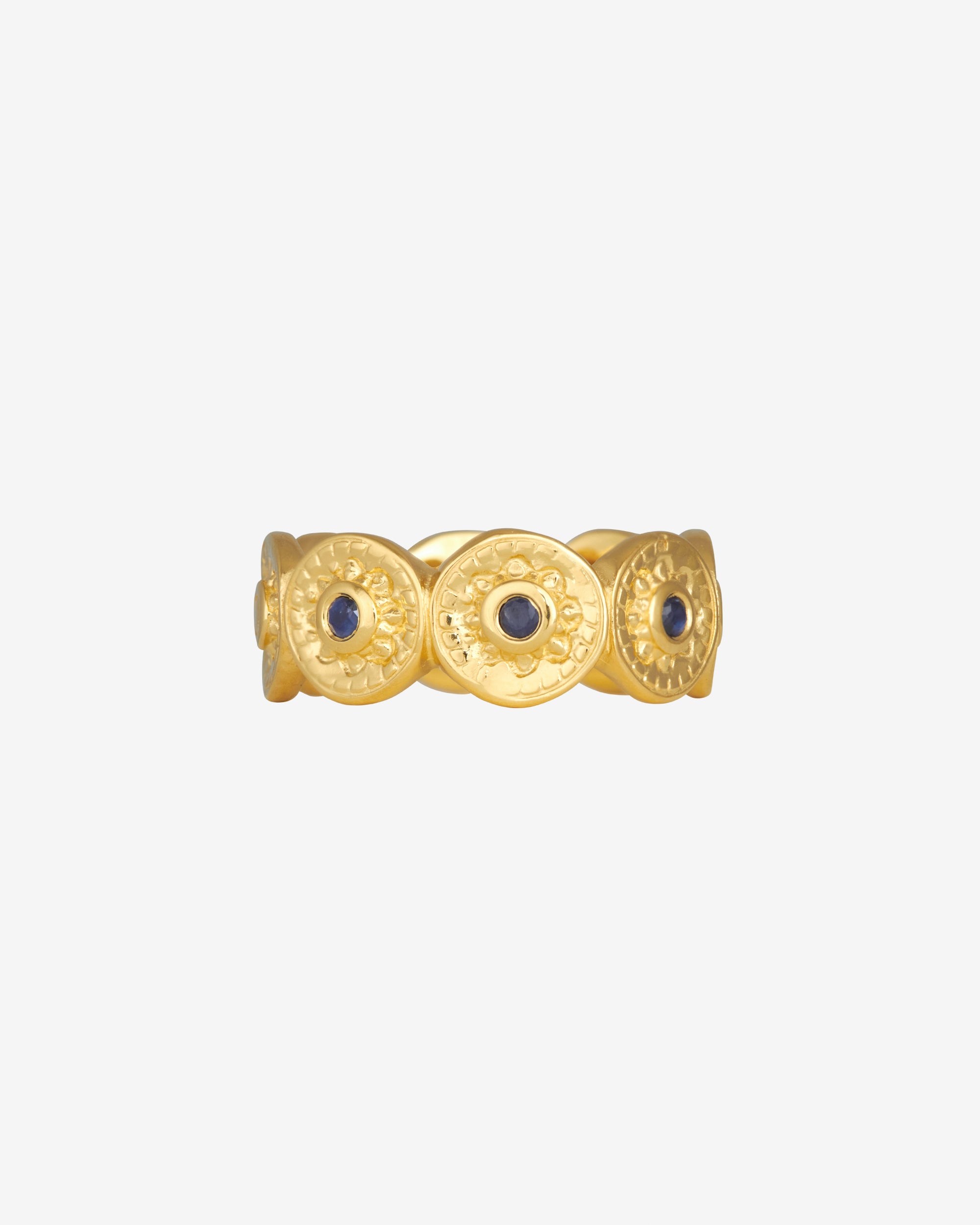 Temple of the Sun Vesta Ring Gold Vermeil