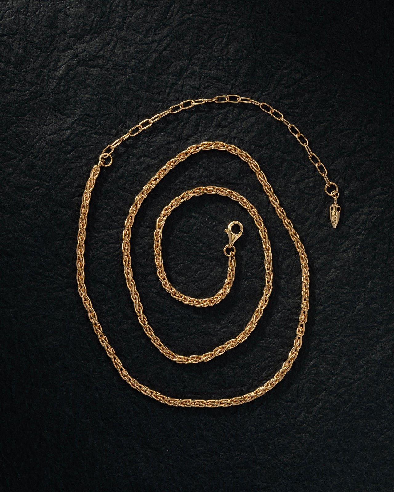 Temple of the Sun Wheat Chain Gold Vermeil