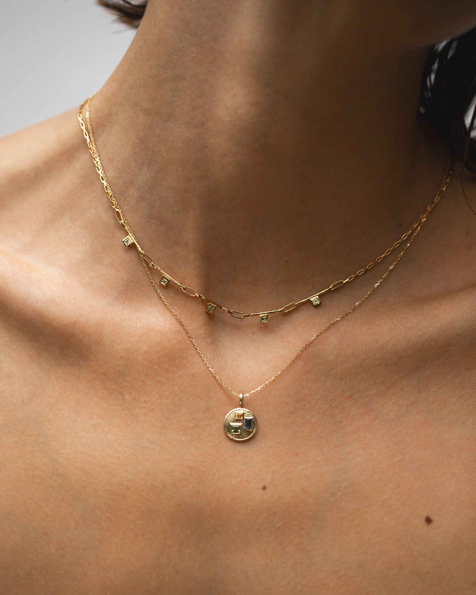 Temple of the Sun Xanthe Necklace Gold Vermeil