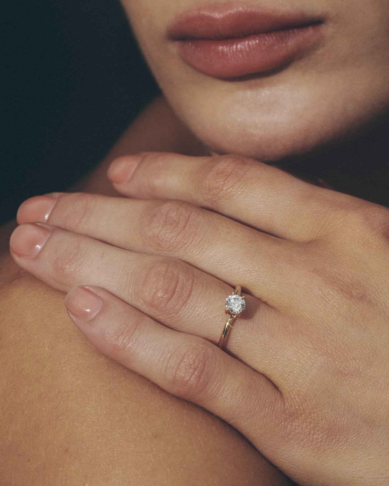 Temple of the Sun Adama 0.5ct Ring Diamond Solid Gold