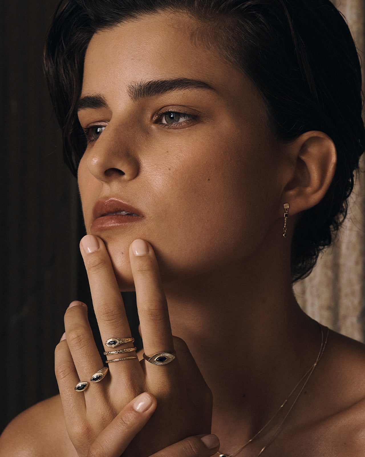 Temple of the Sun Alibi Ring Solid Gold