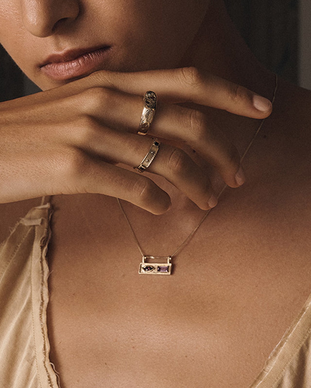 Temple of the Sun Pyra Ring Solid Gold