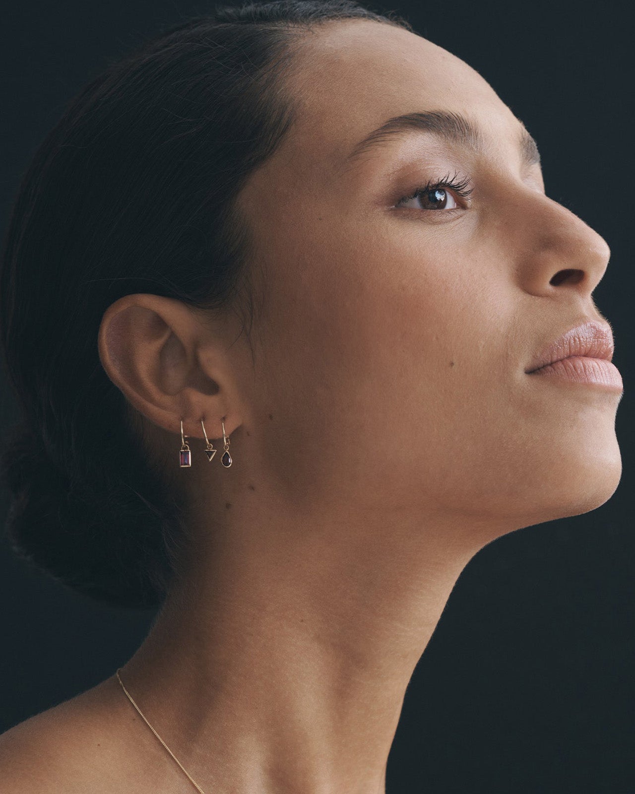 Temple of the Sun Pyrus Single Earring Solid Gold