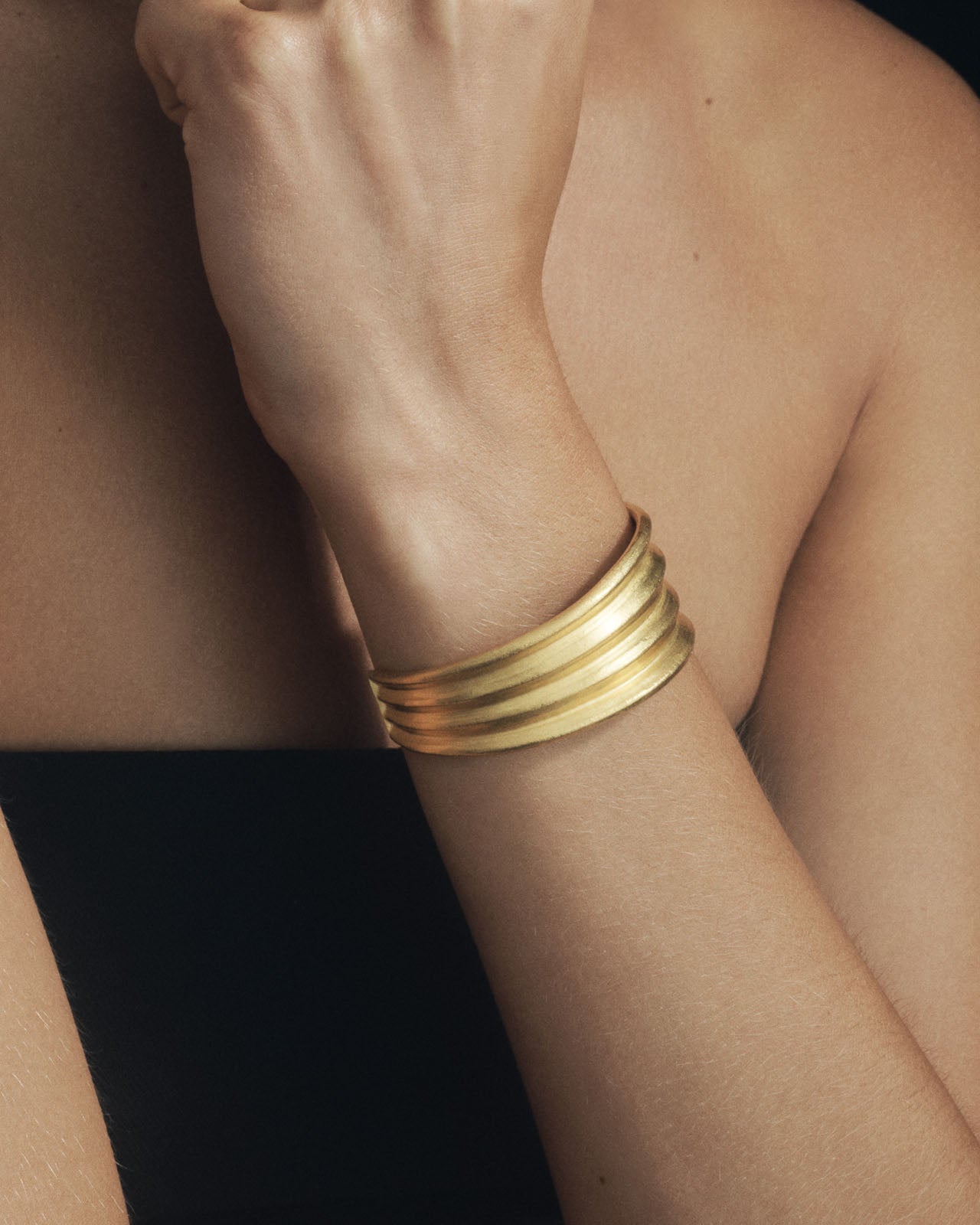 Solid Gold Cuffs & Bangles