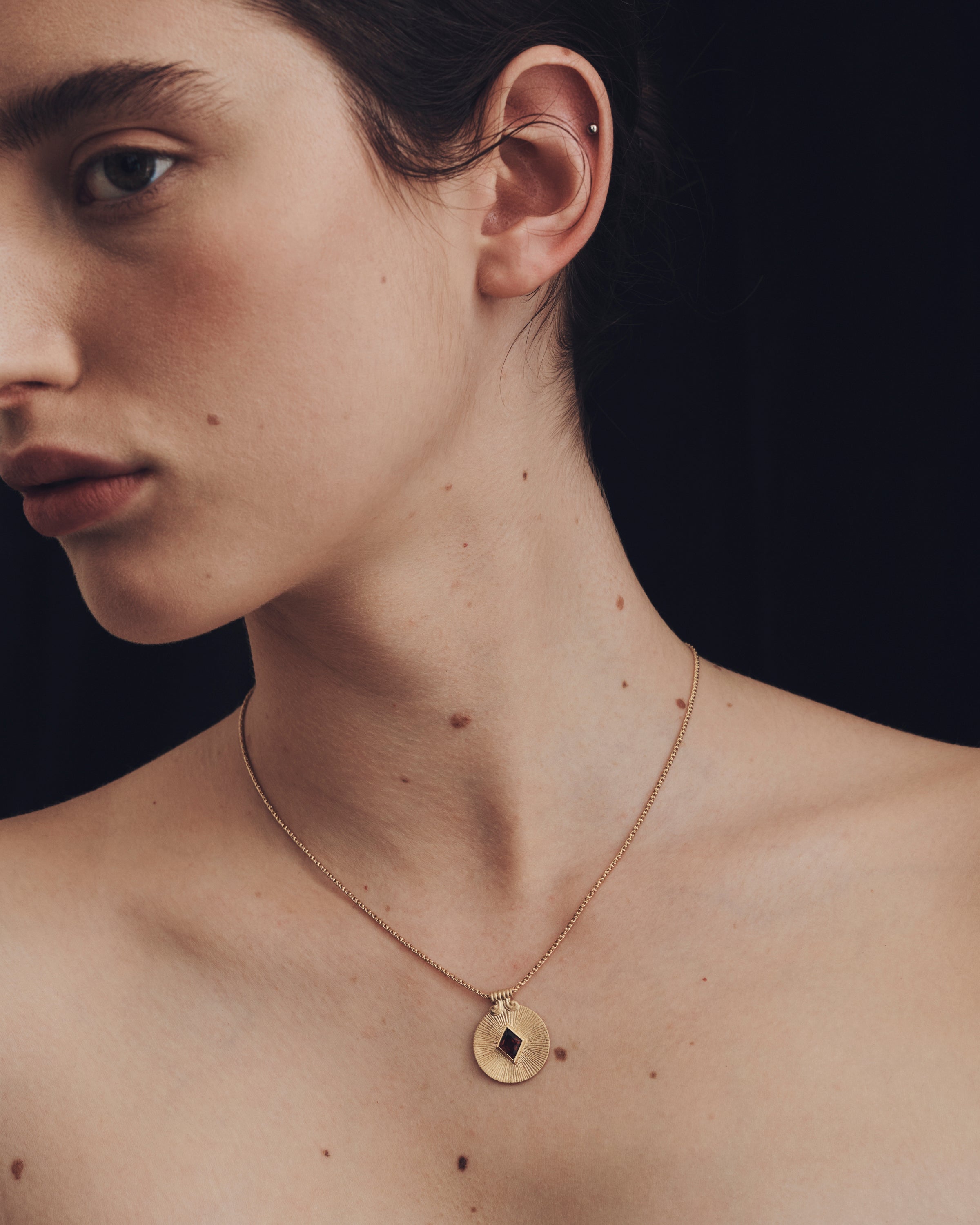 Sol Necklace Gold Vermeil