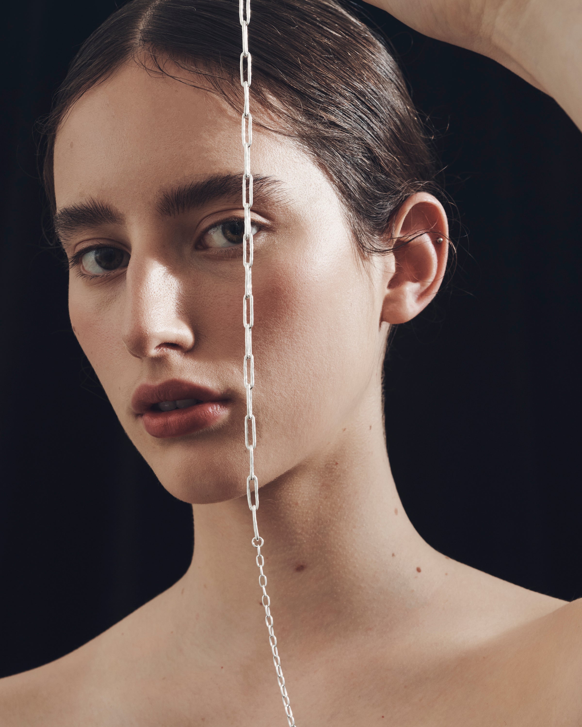 Kiya Chain Necklace Silver