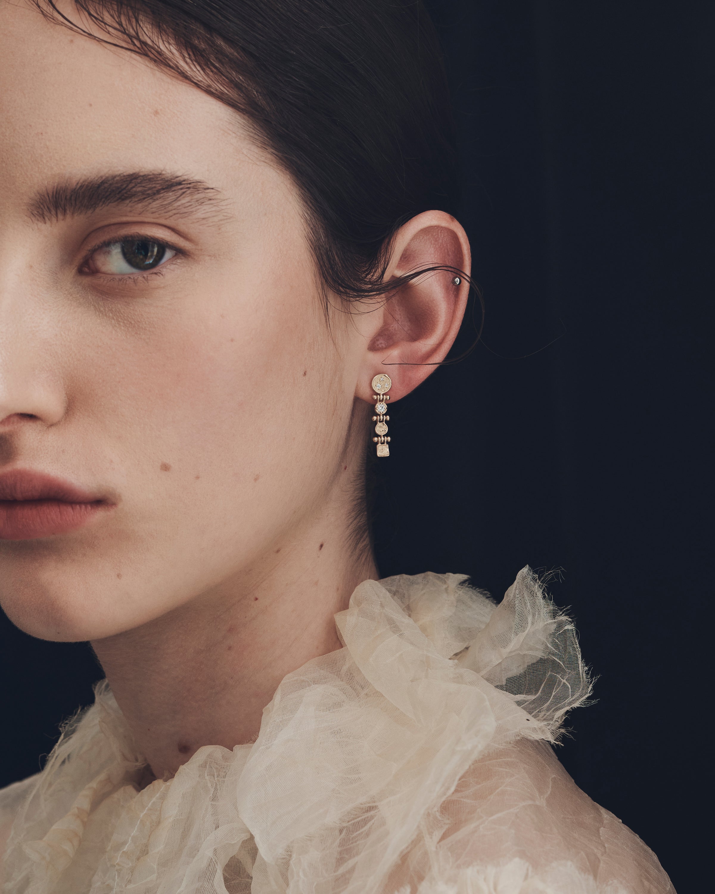 Kasia Earrings Diamond Solid Gold