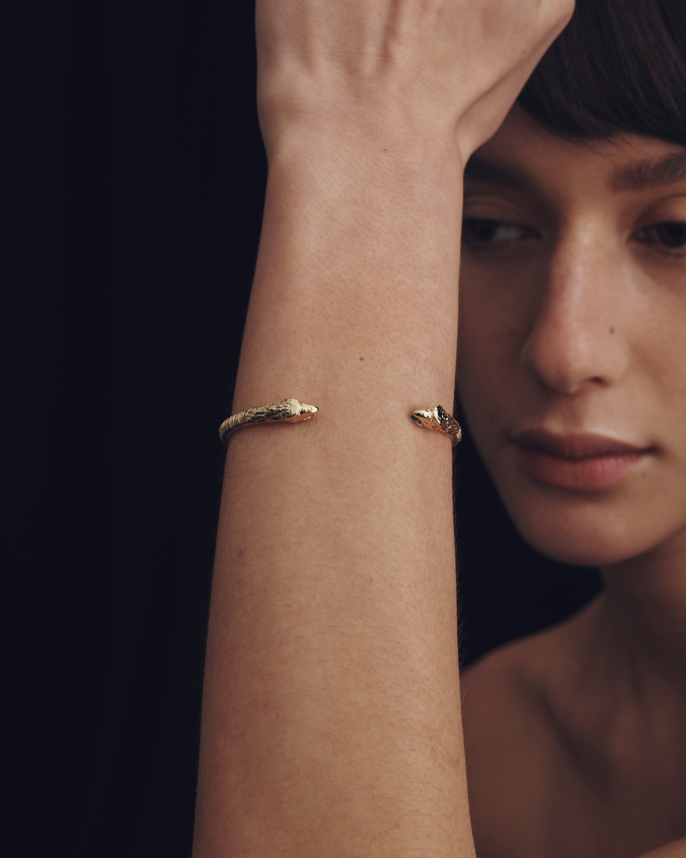 Phoenix Cuff Gold Vermeil