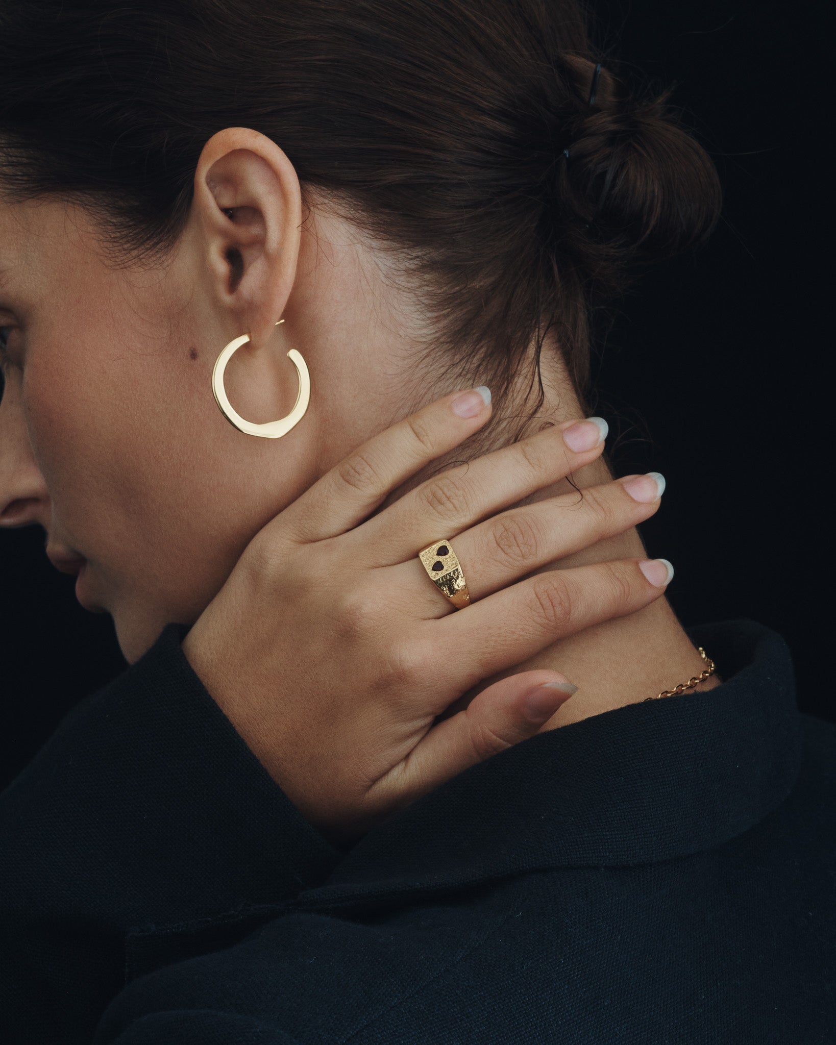 Venus Signet Ring Gold Vermeil