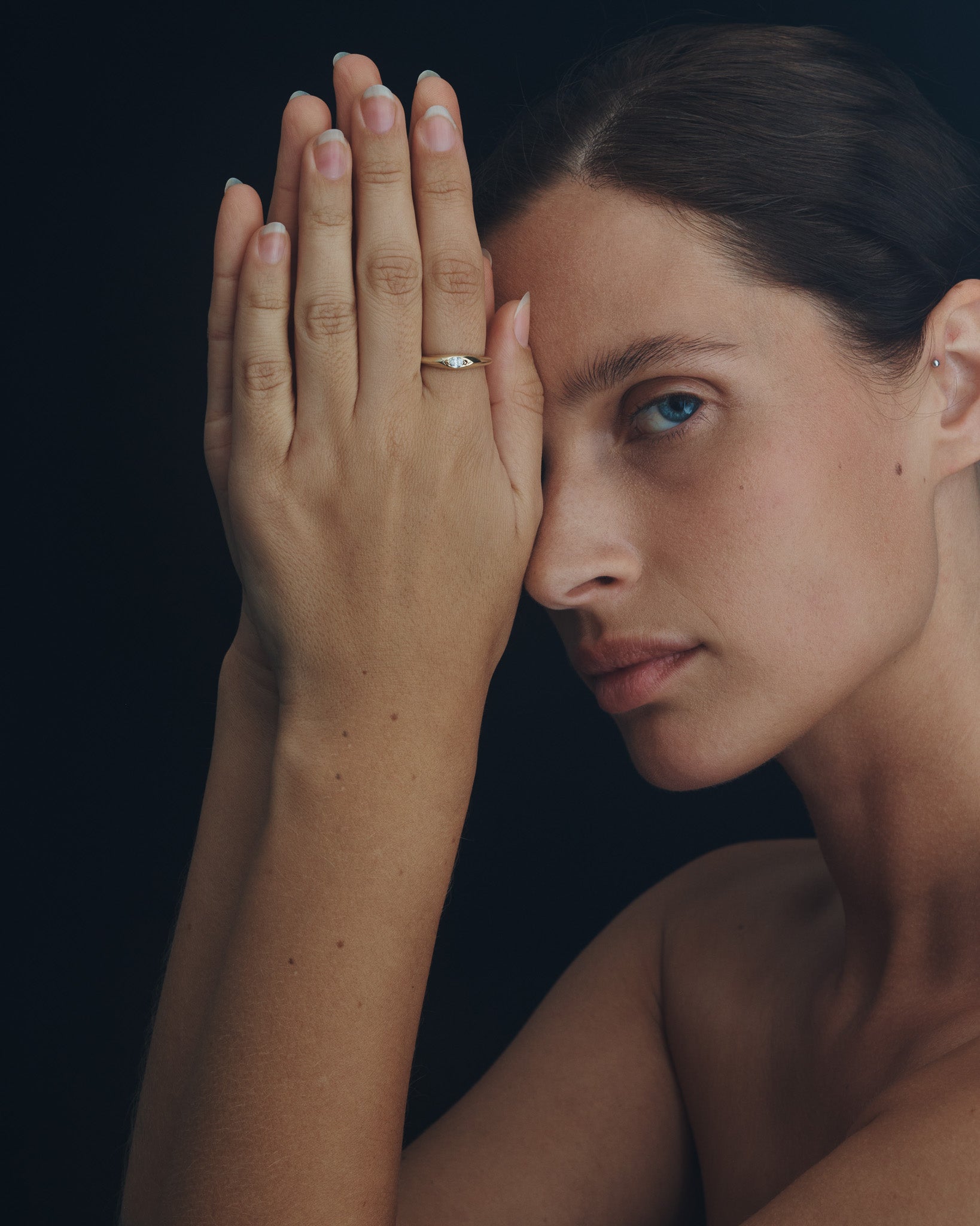 Saba Ring Diamond Solid Gold