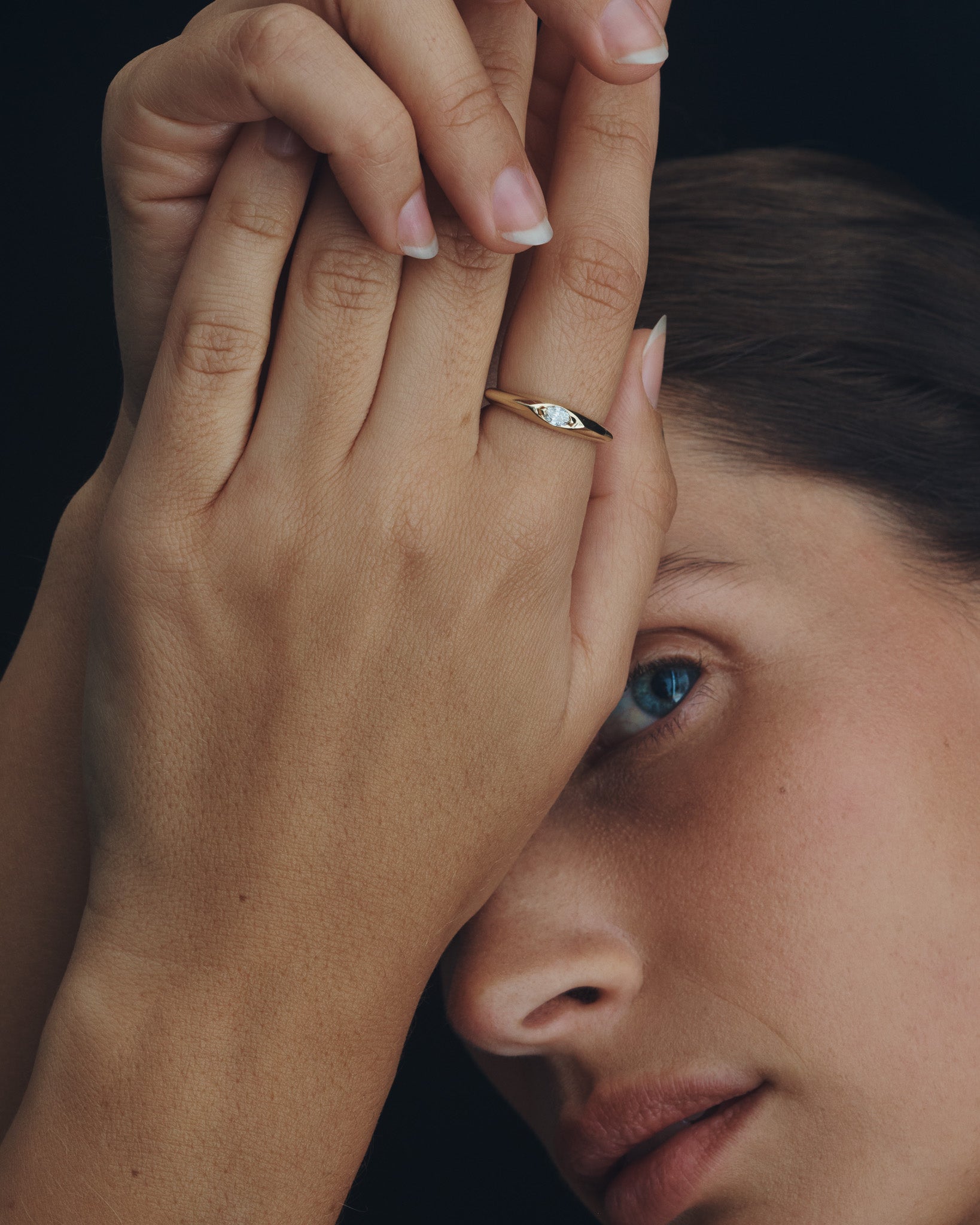 Saba Ring Diamond Solid Gold