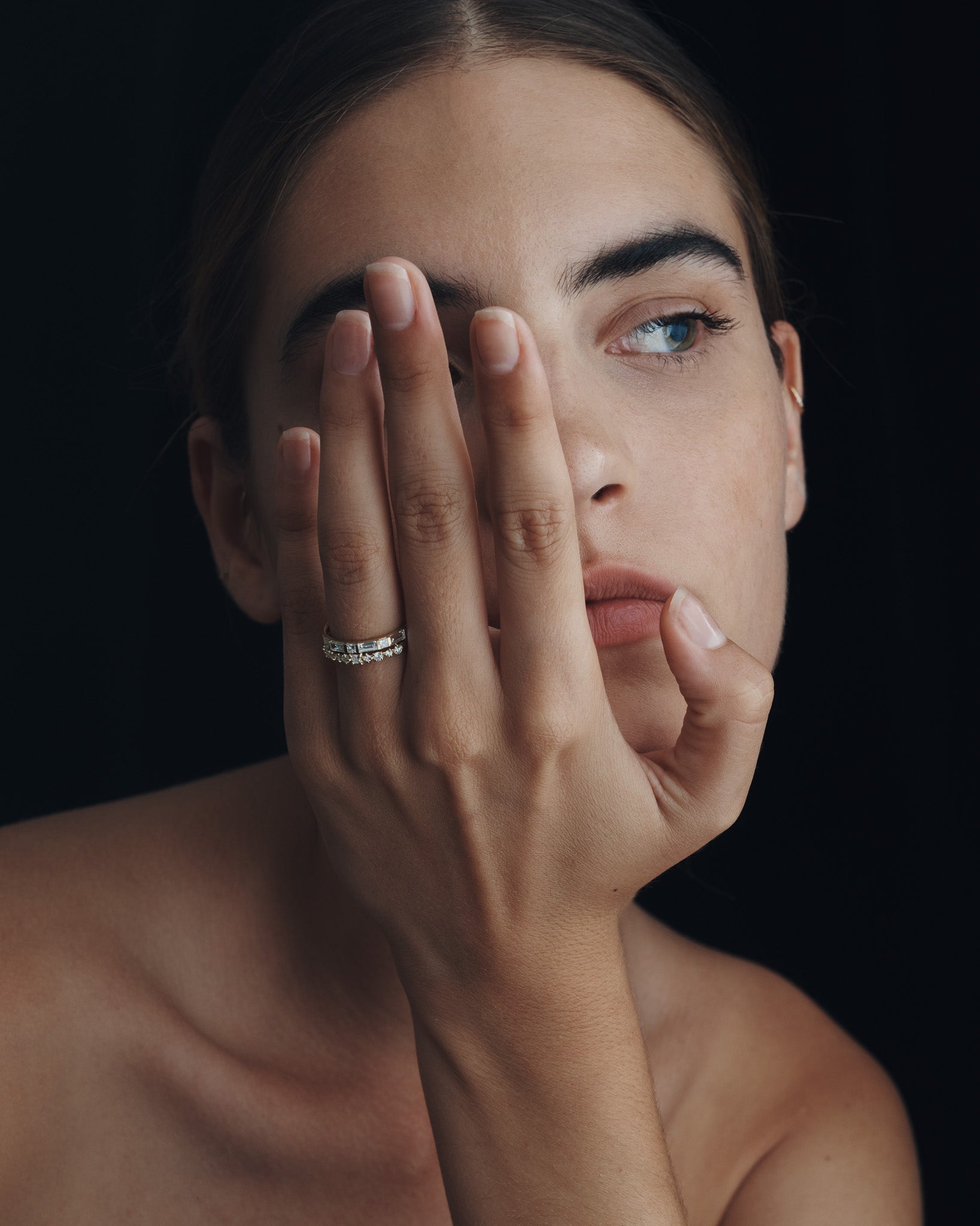 Wisteria Ring Diamond Solid Gold