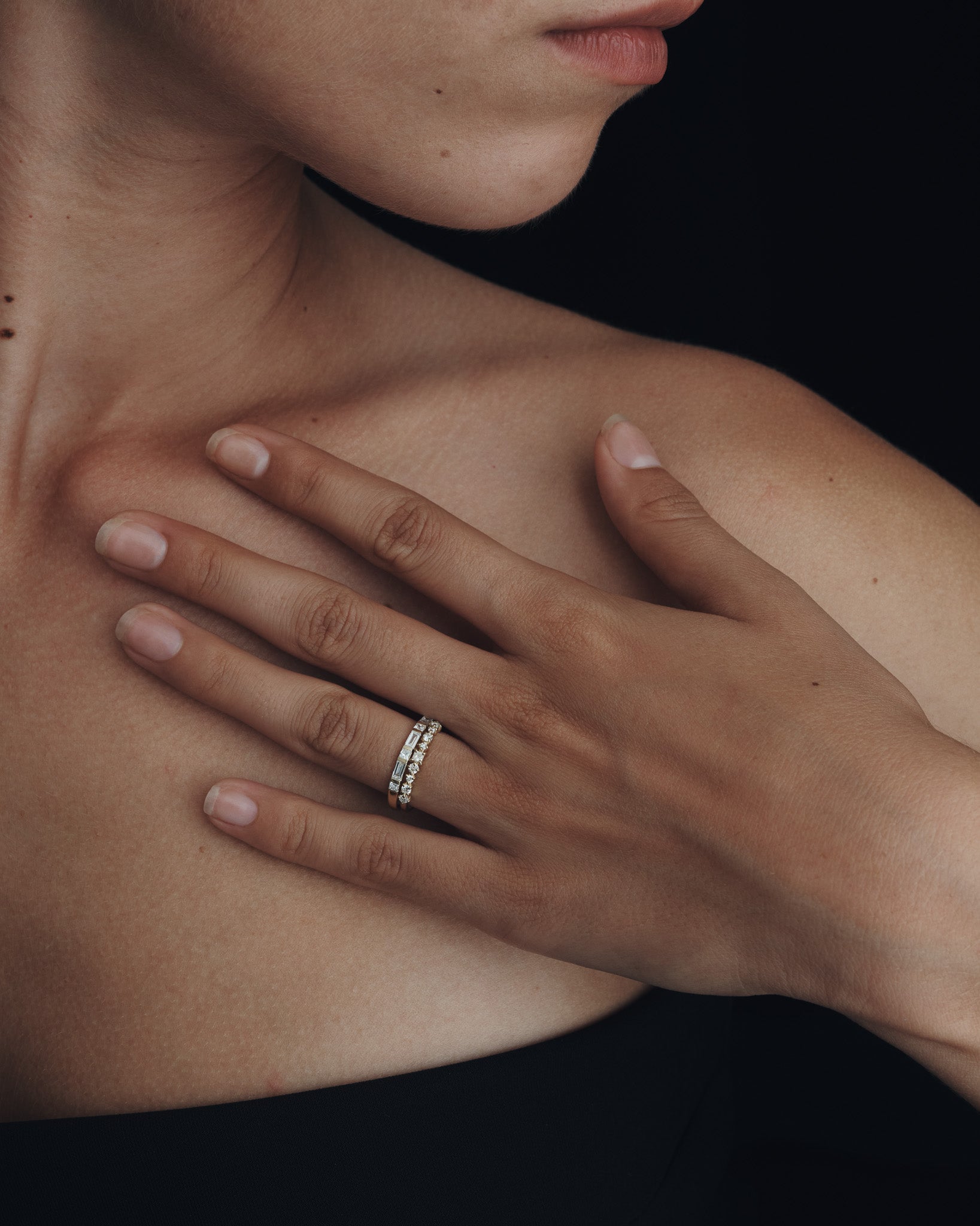 Wisteria Ring Diamond Solid Gold