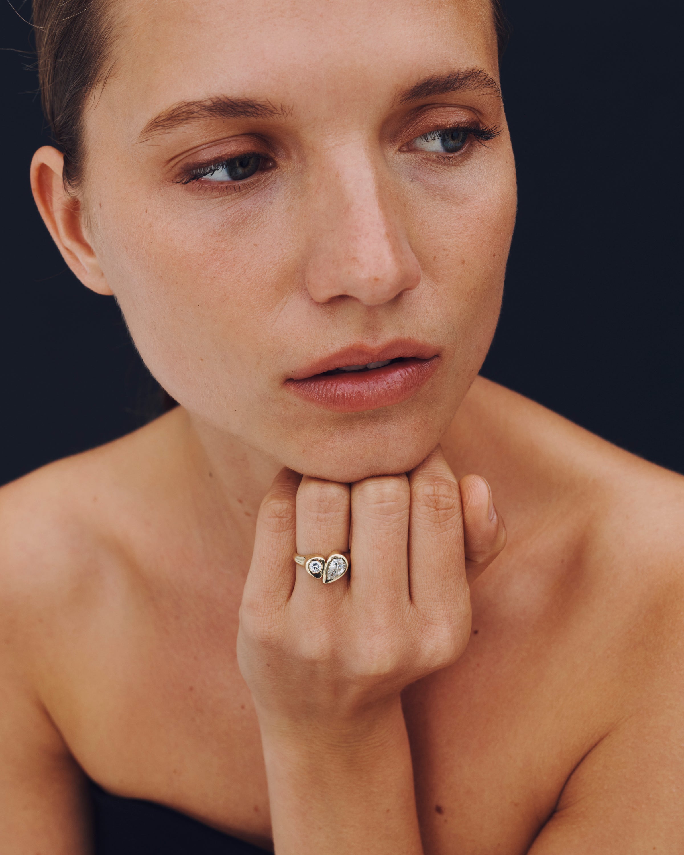 Synergy Ring Diamond Solid Gold