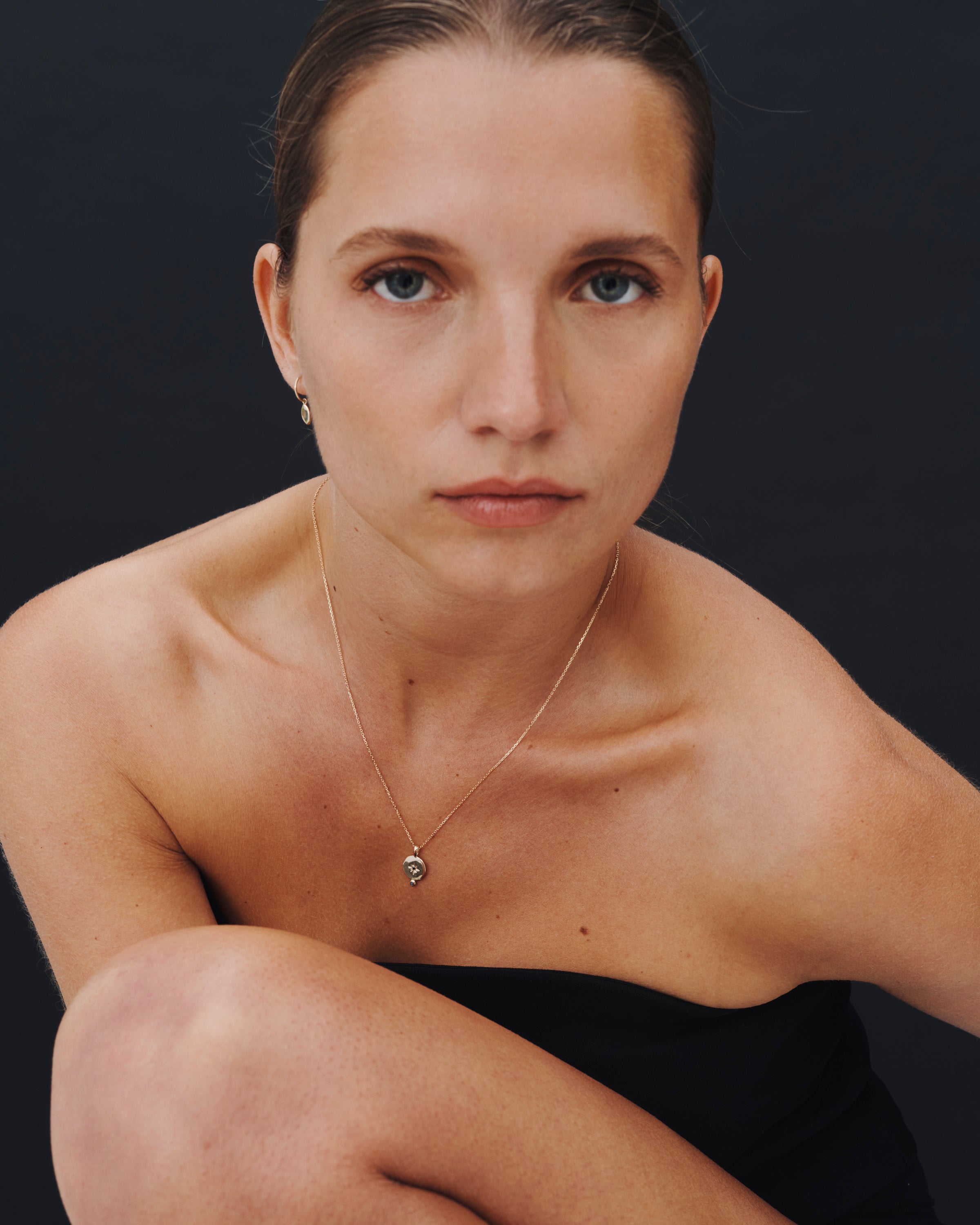 Sahar Necklace Solid Gold