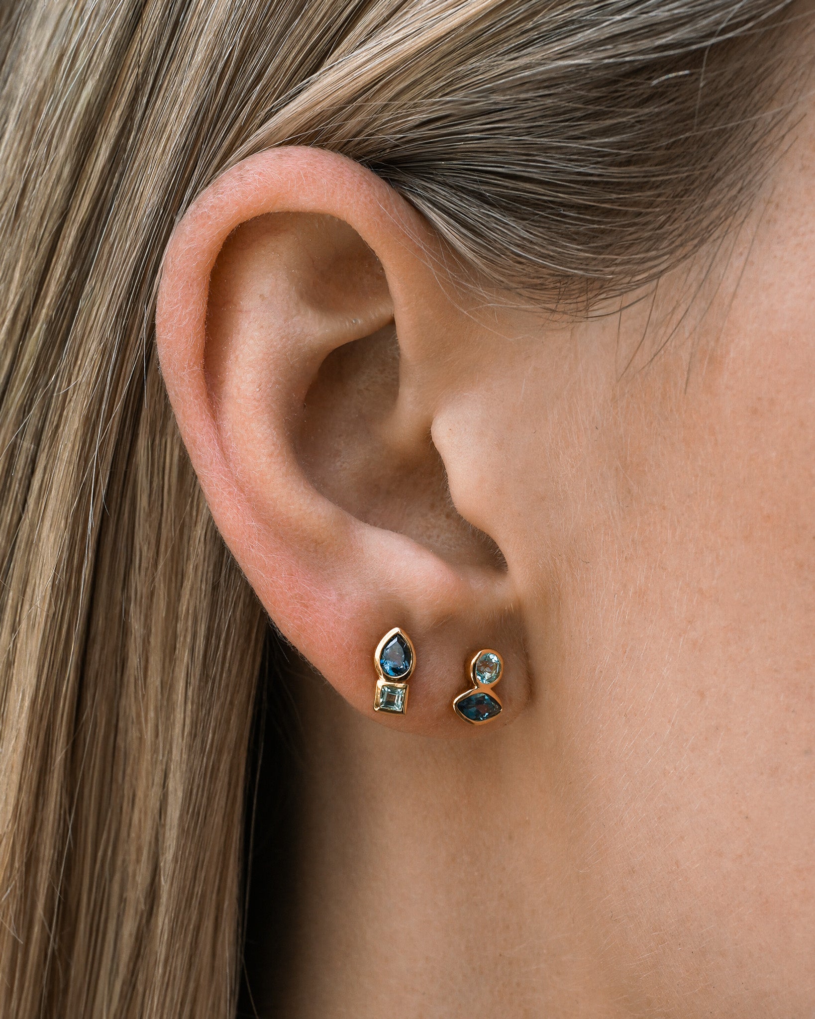 Sulis Studs Gold Vermeil