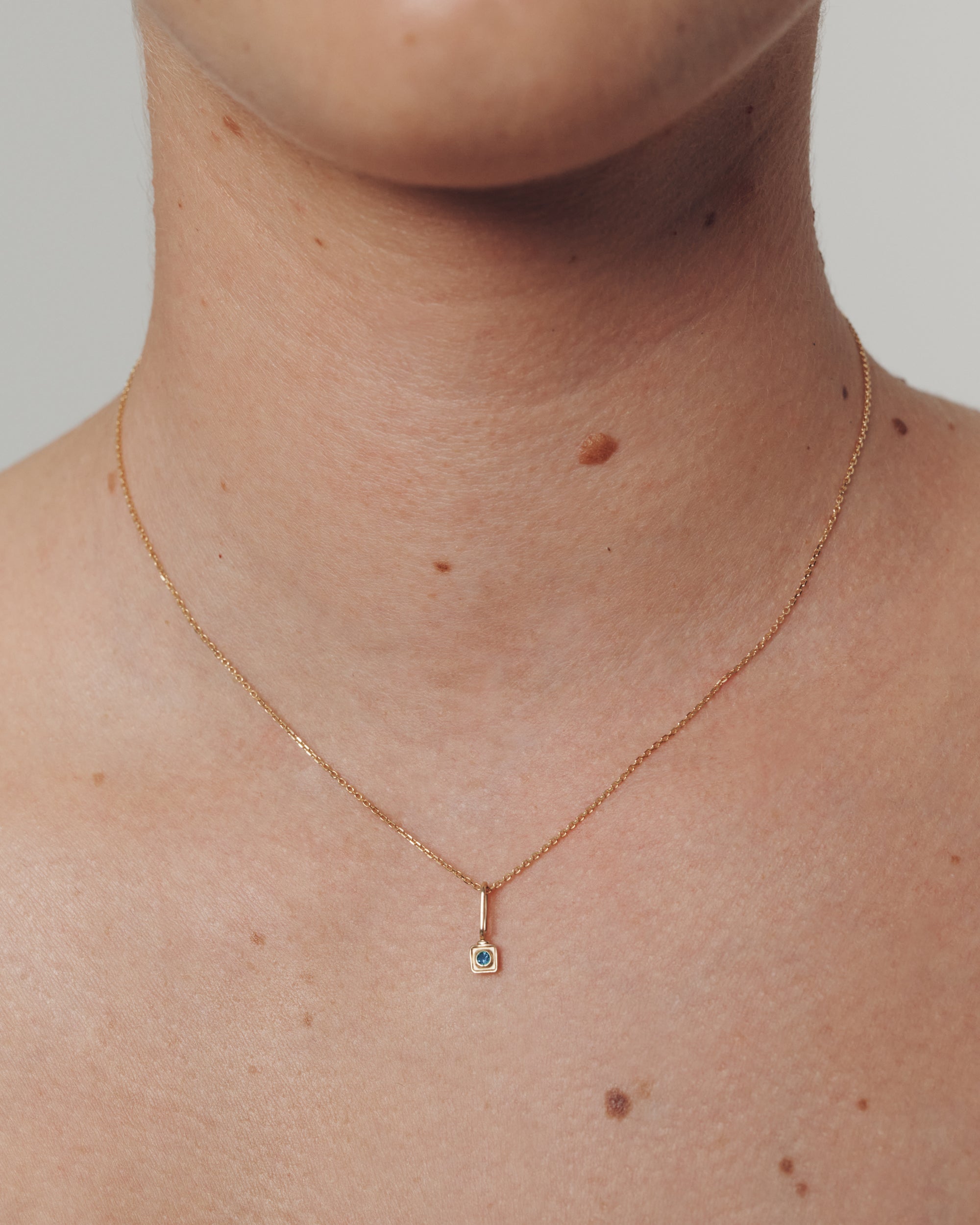 Florence Birthstone Charm Solid Gold