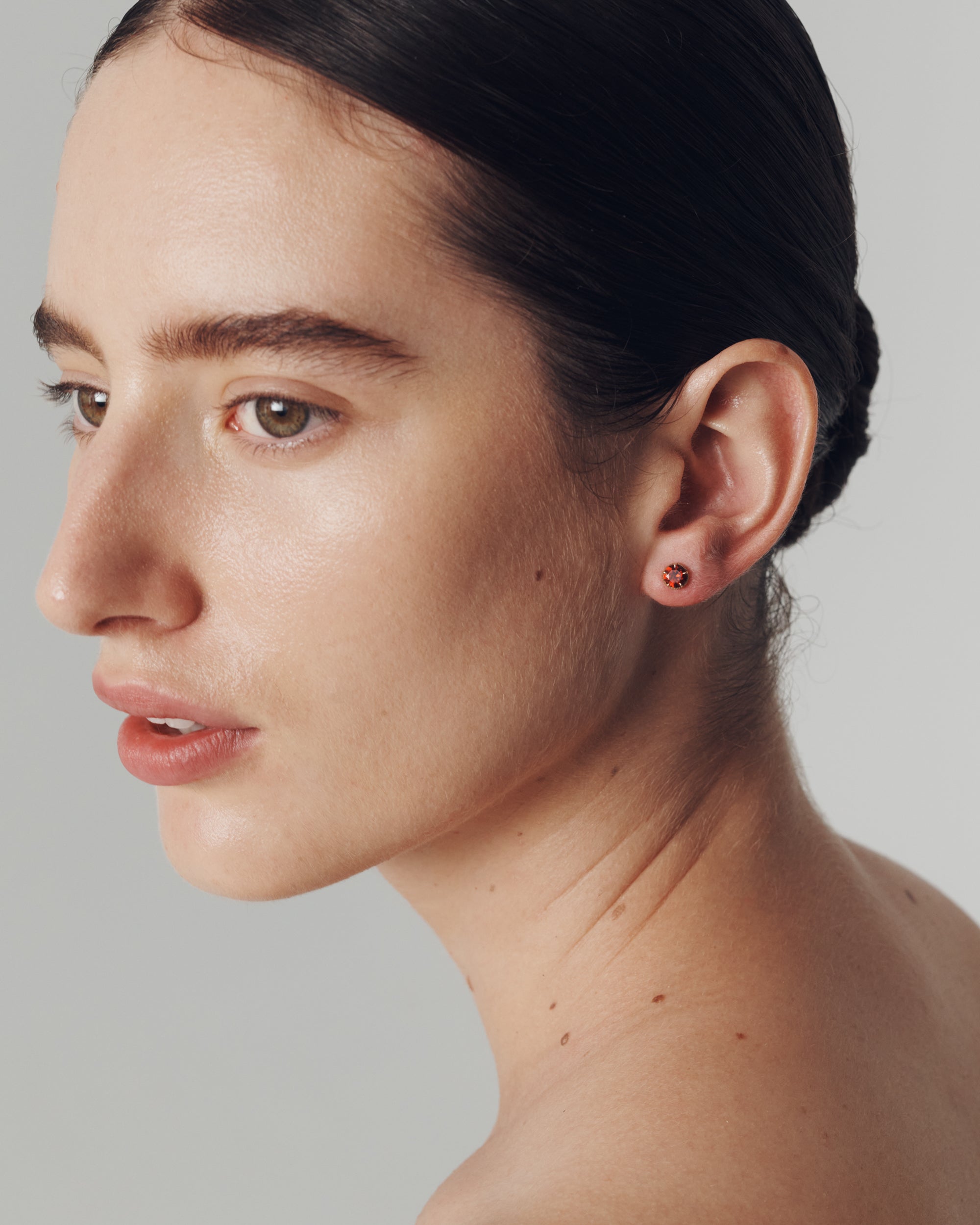 Stella 0.50ct Garnet Earrings Solid Gold