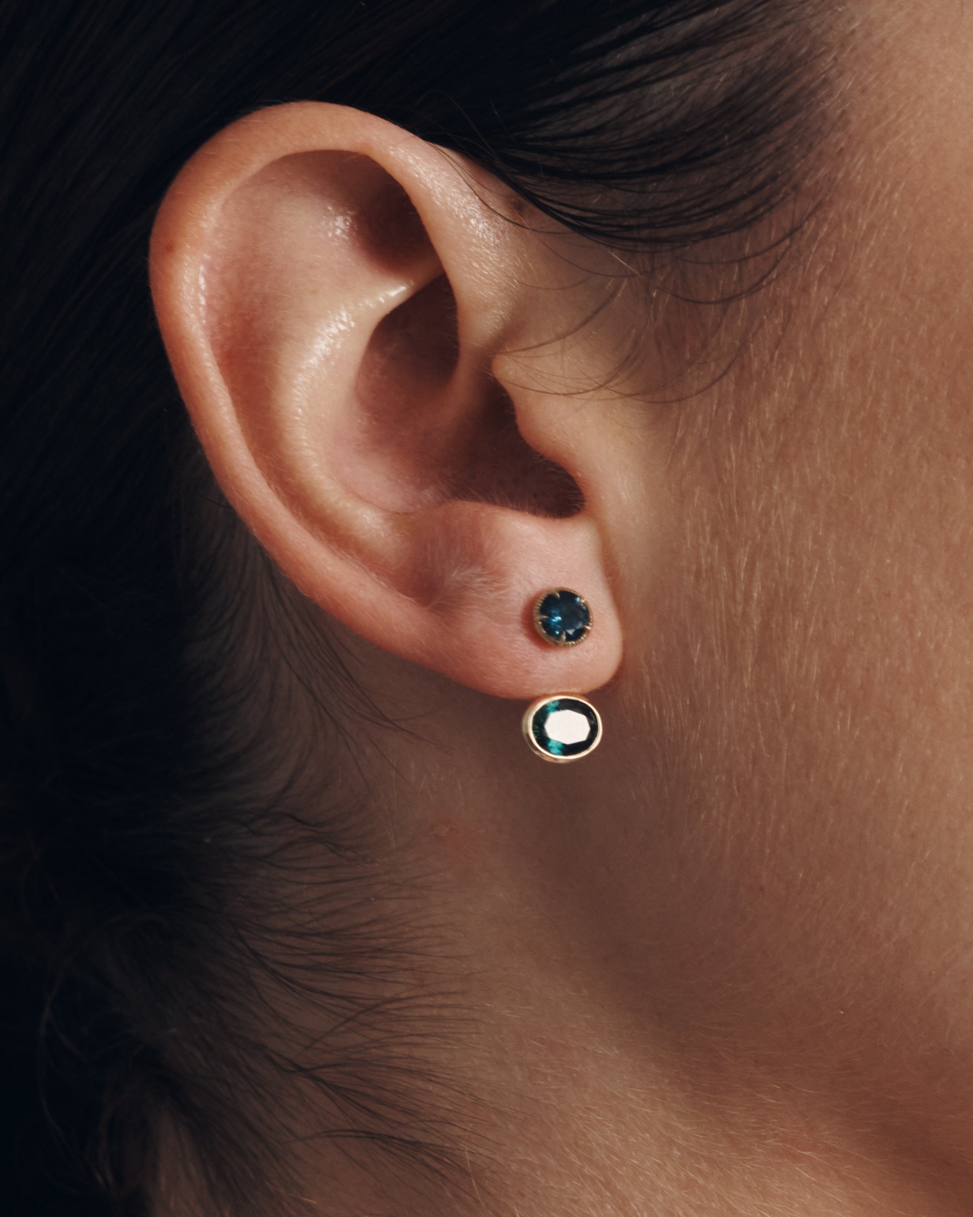 Stella 0.50ct Sapphire Earrings Solid Gold