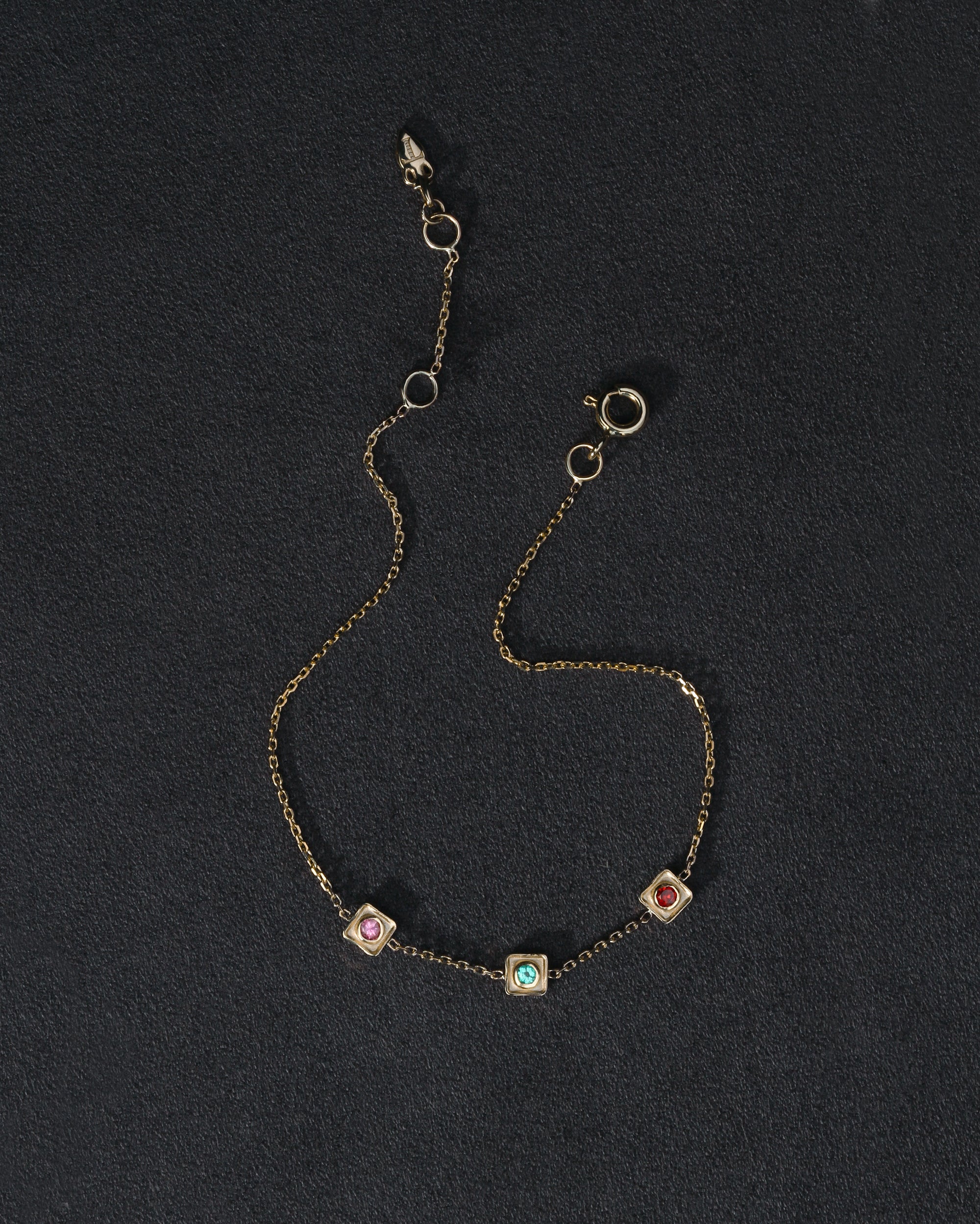 Florence Birthstone Bracelet 14K Solid Gold