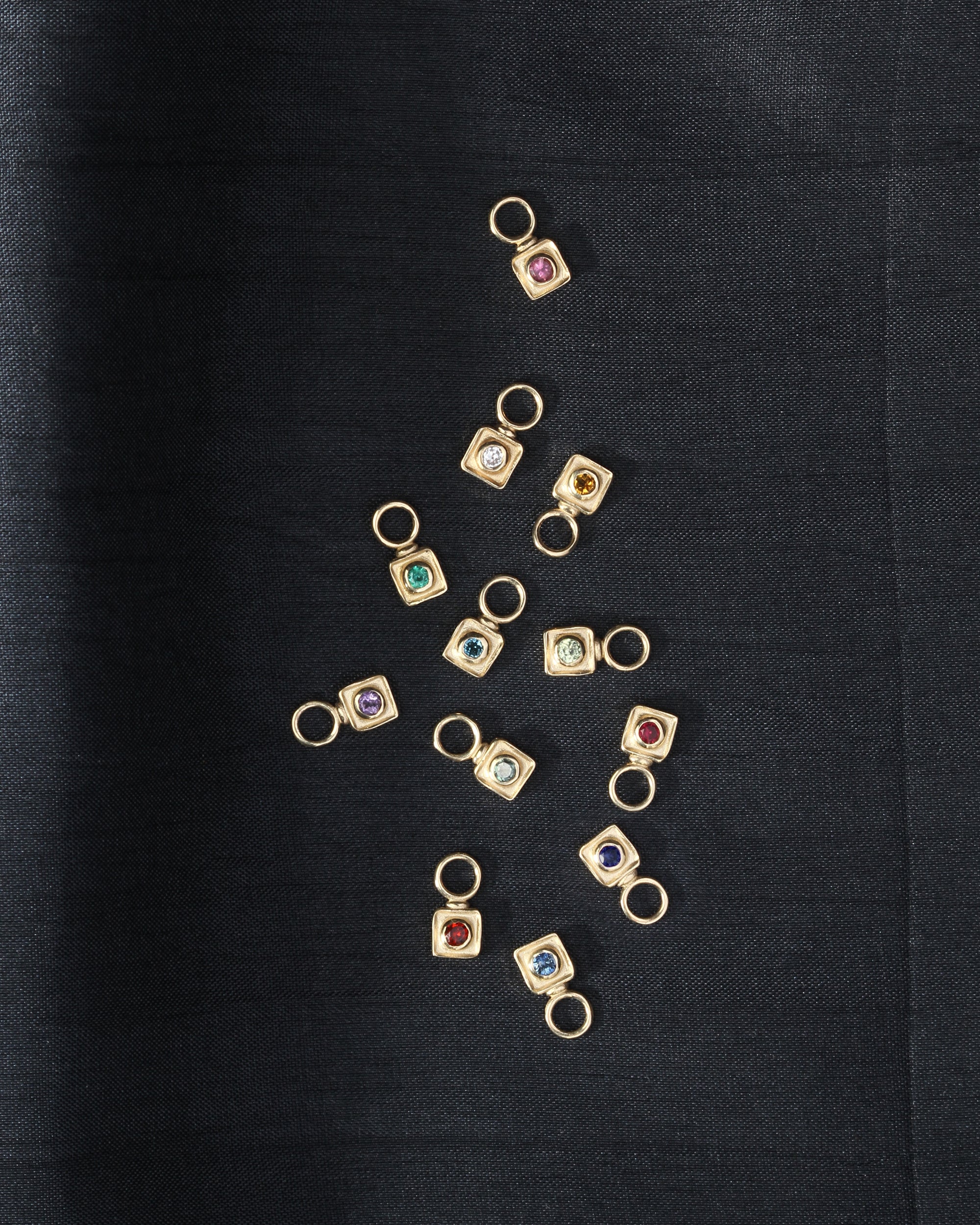 Florence Birthstone Ear Charm Solid Gold