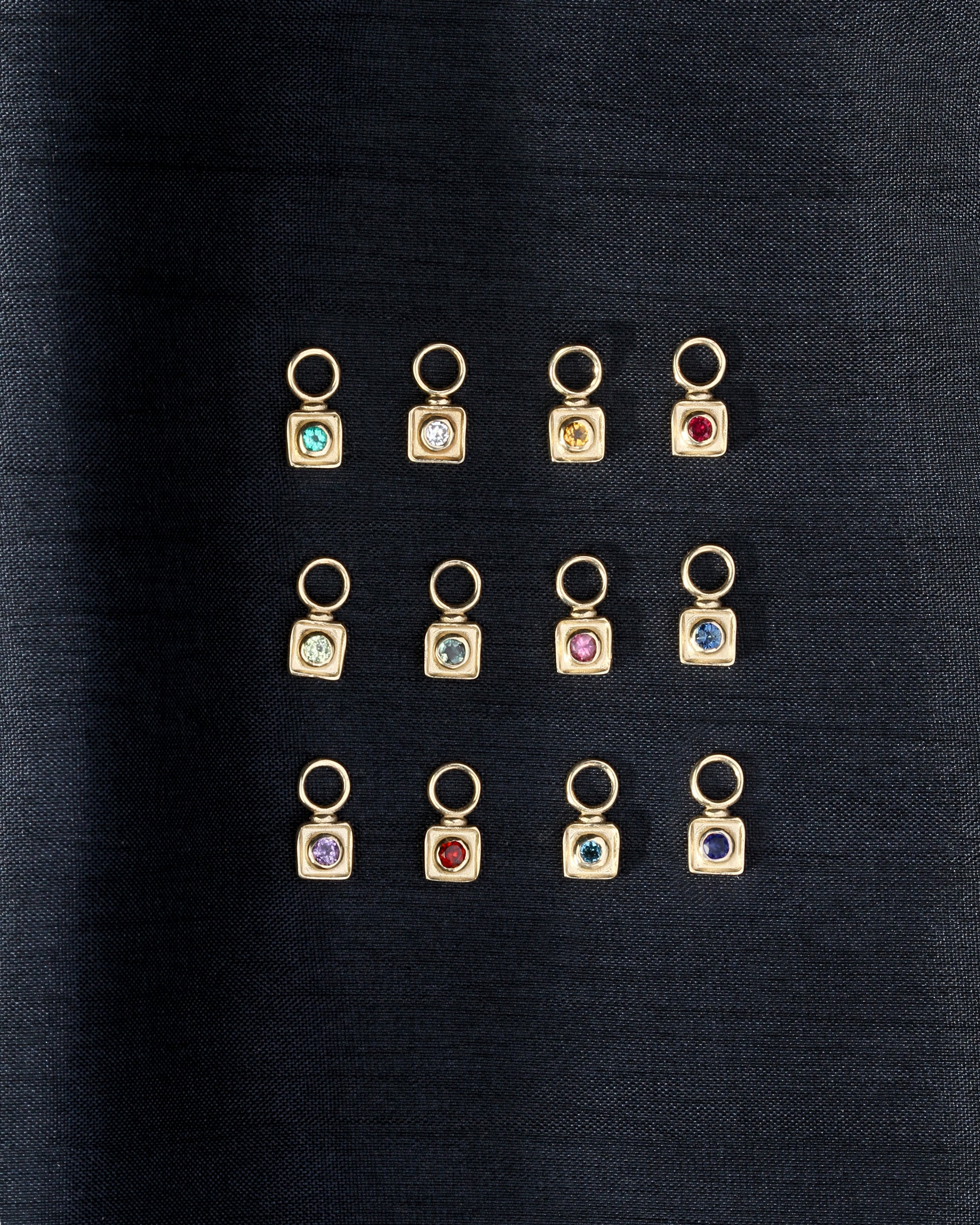 Florence Birthstone Ear Charm Solid Gold