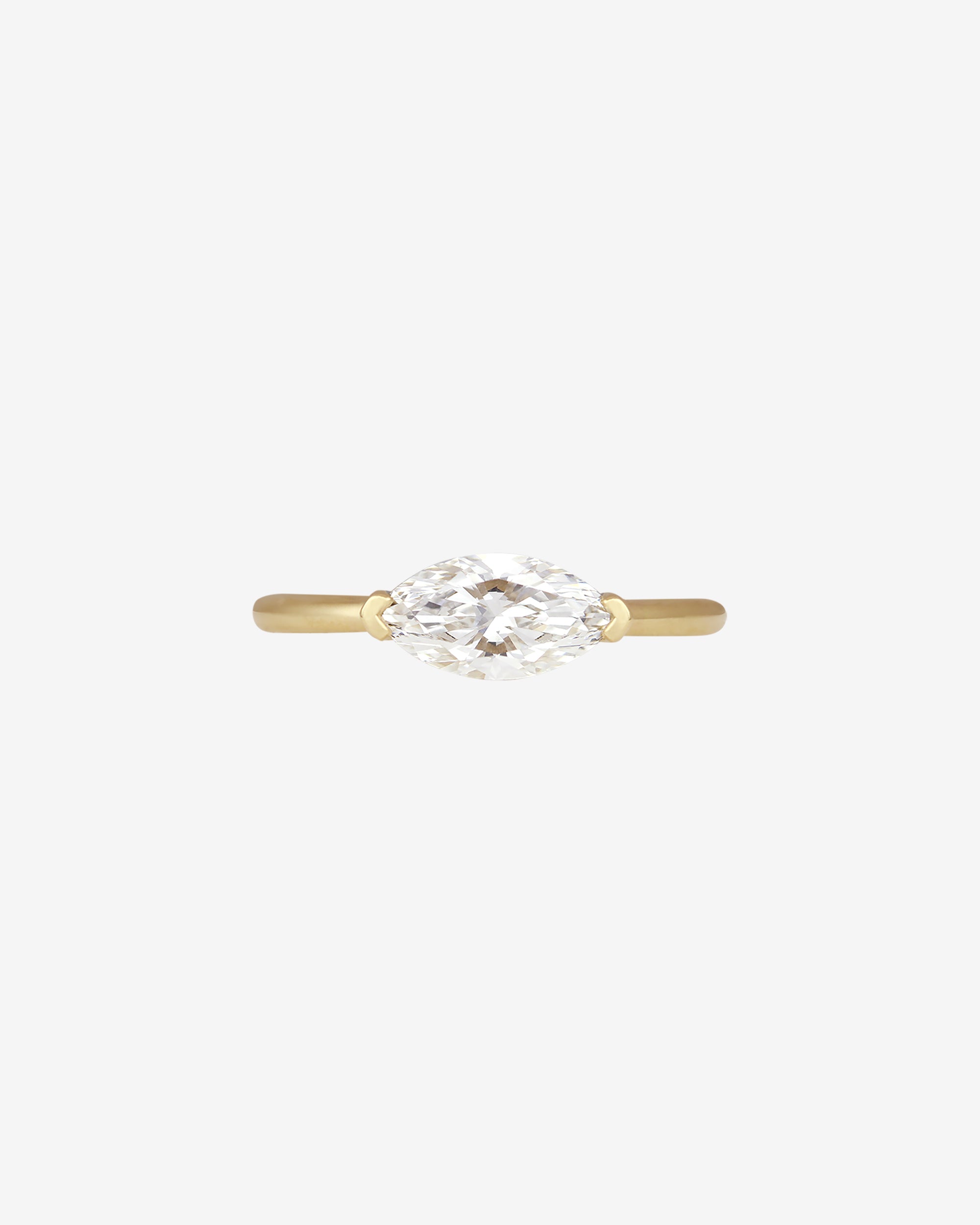 Adama Marquise Ring Solitaire Diamond Solid Gold