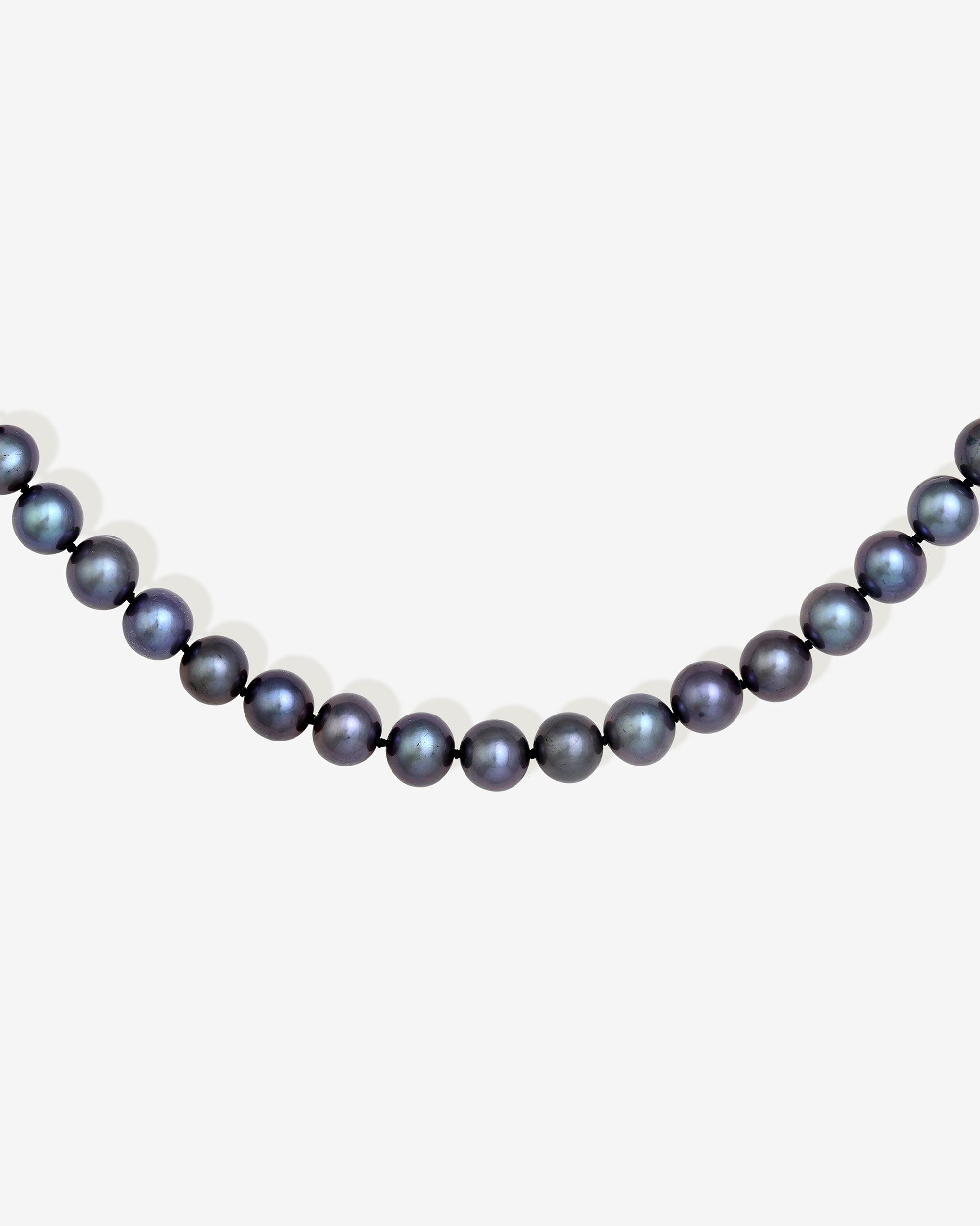 Aris Peacock Pearl Beaded Necklace Solid Gold