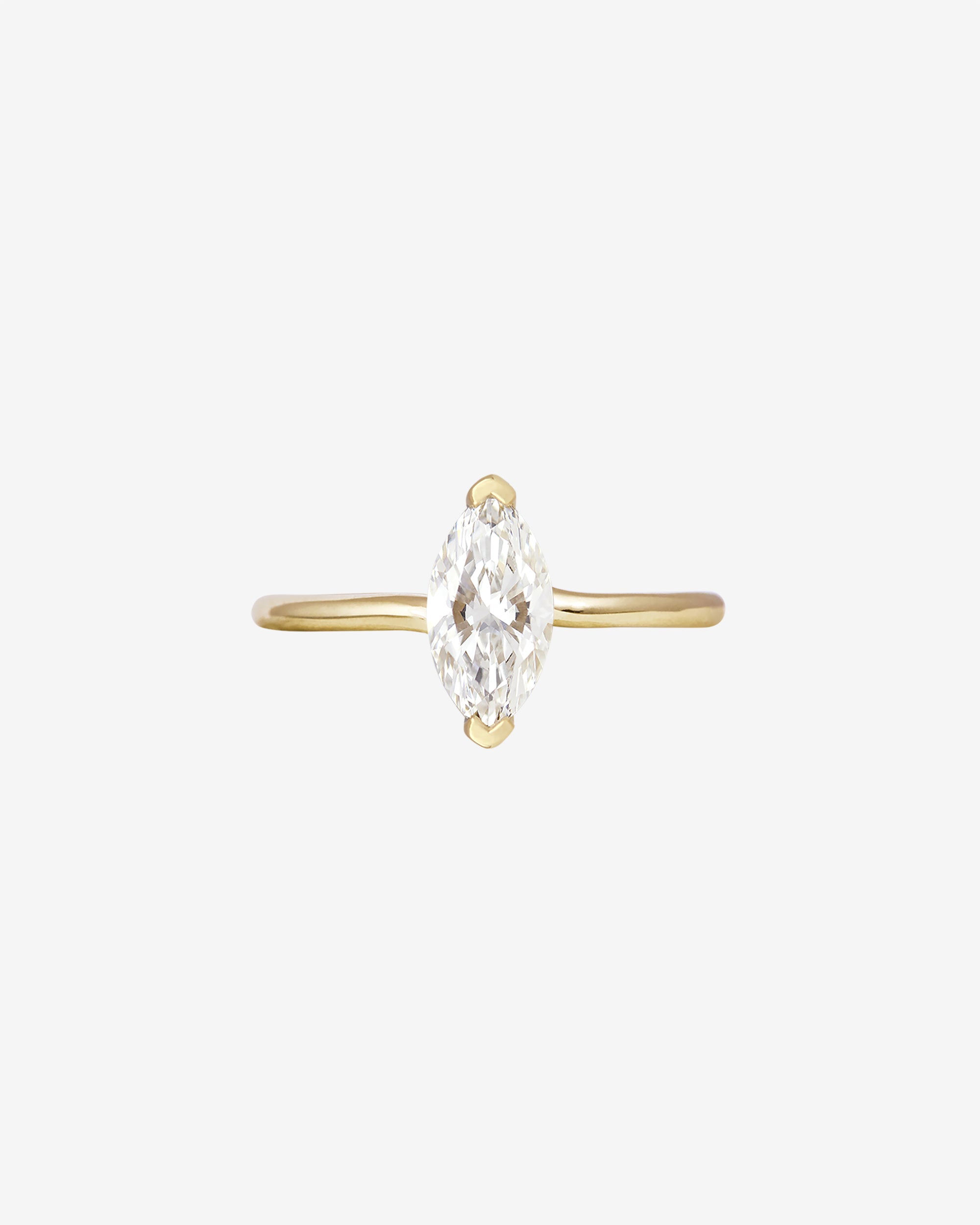 Adama Marquise Ring Solitaire Solid Gold