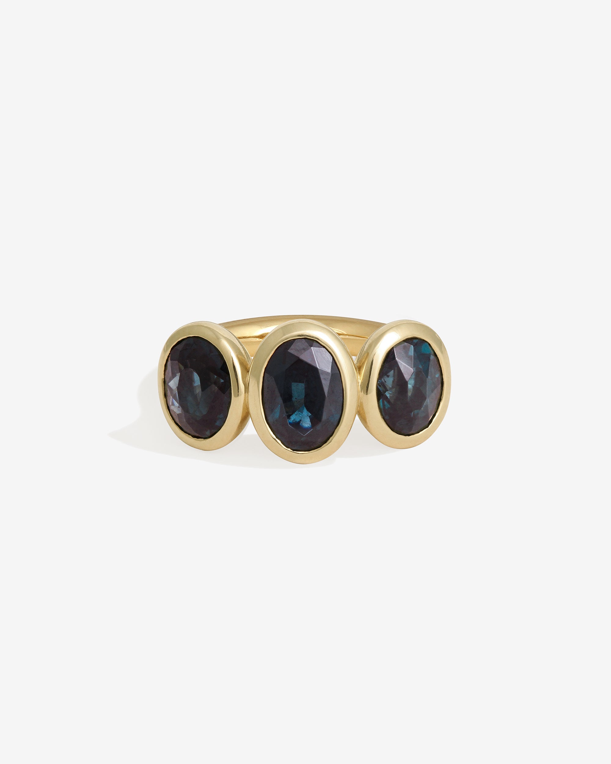 Beloved Trilogy Ring Spinel Solid Gold