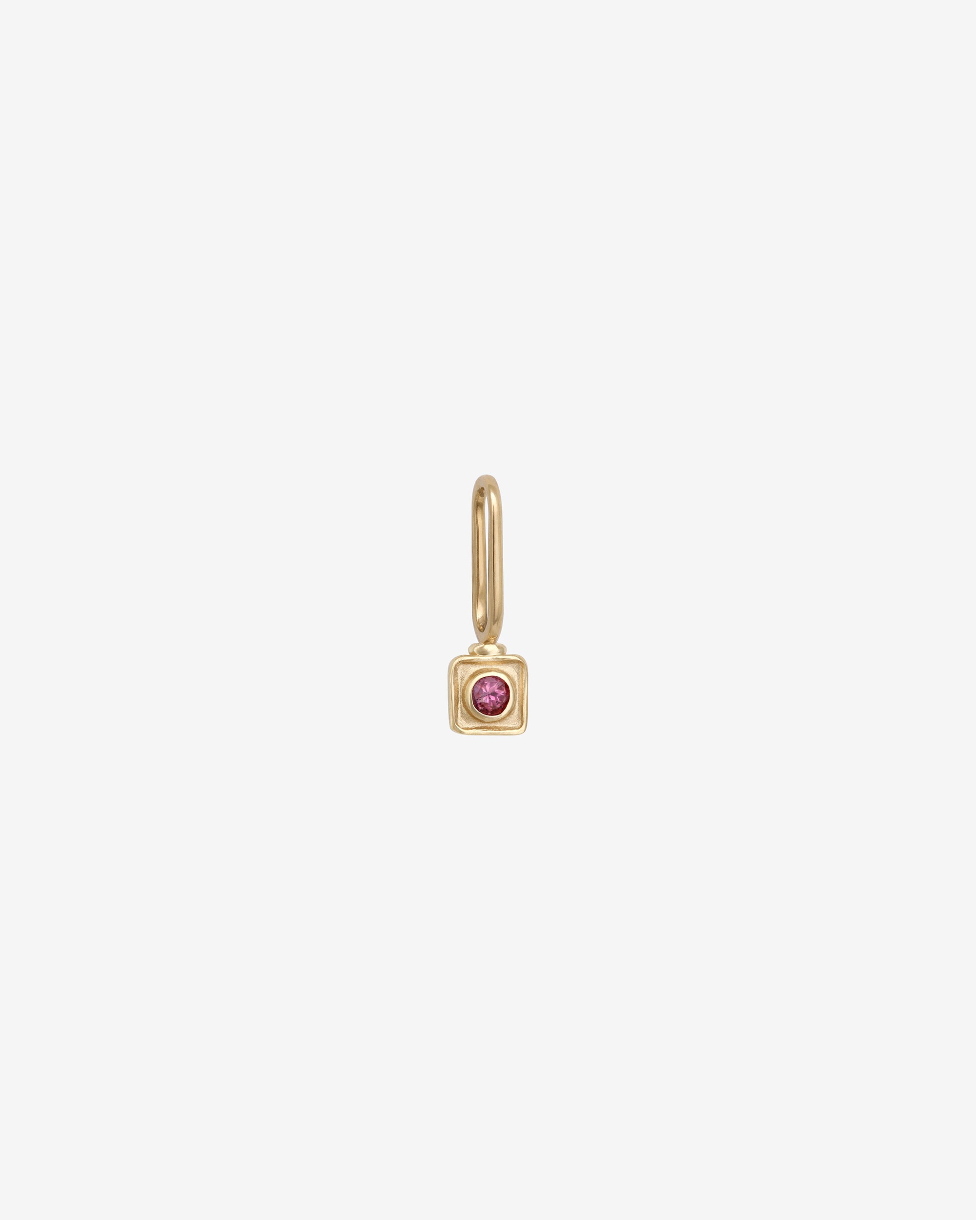 Florence Birthstone Charm Solid Gold