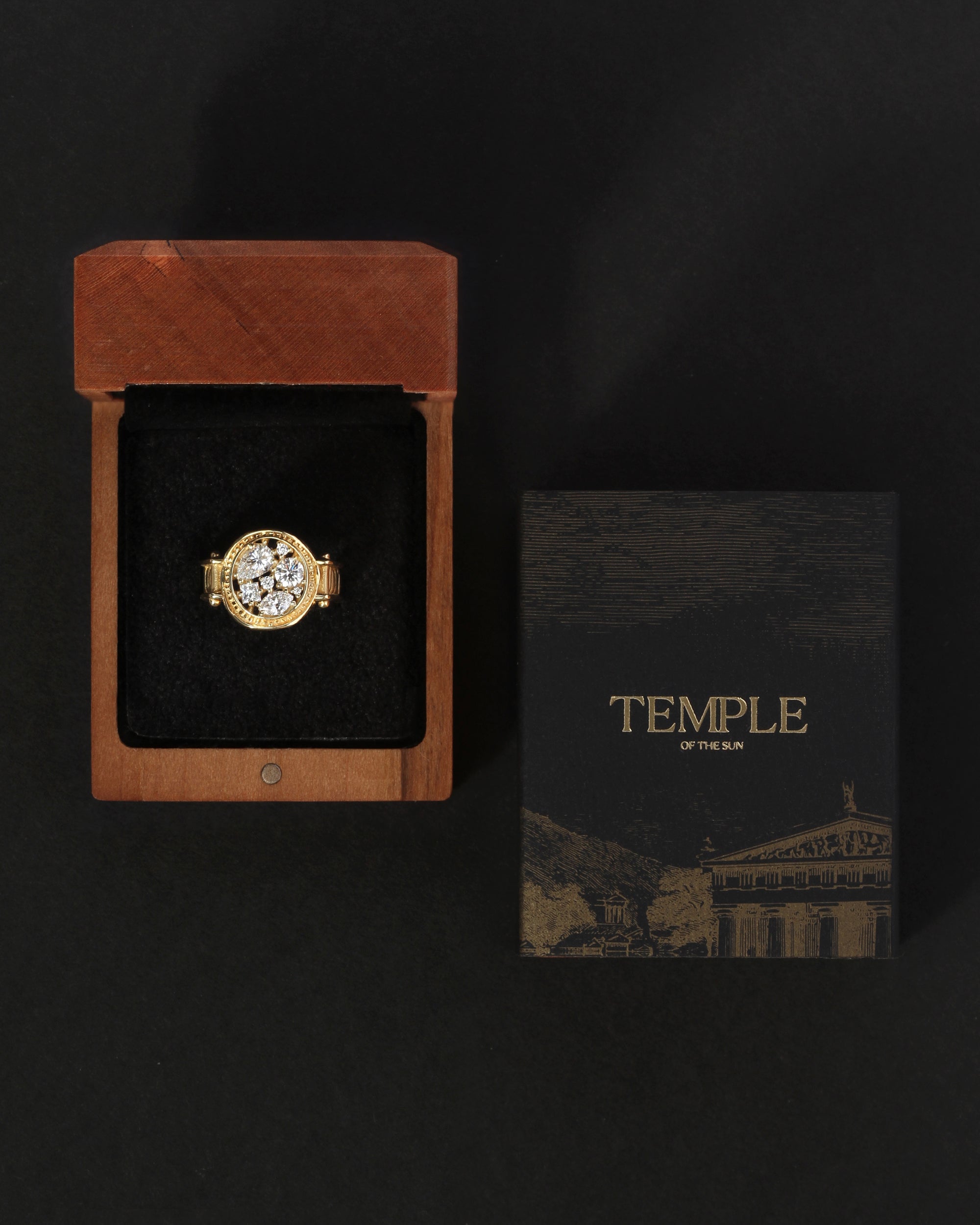 Iris Ring 1.50ct Diamond Solid Gold