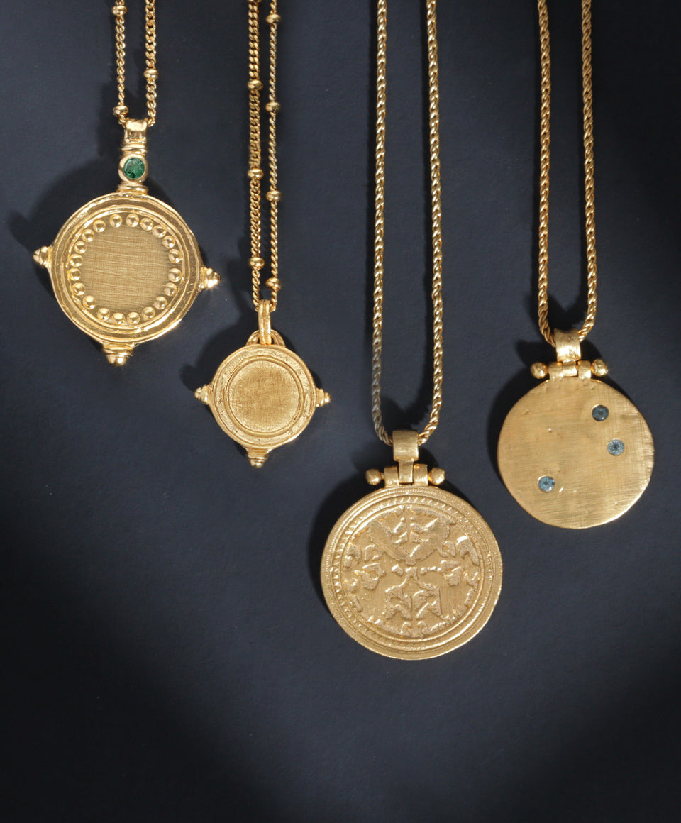 Celeste Necklace Gold Vermeil – Temple of the Sun Jewellery