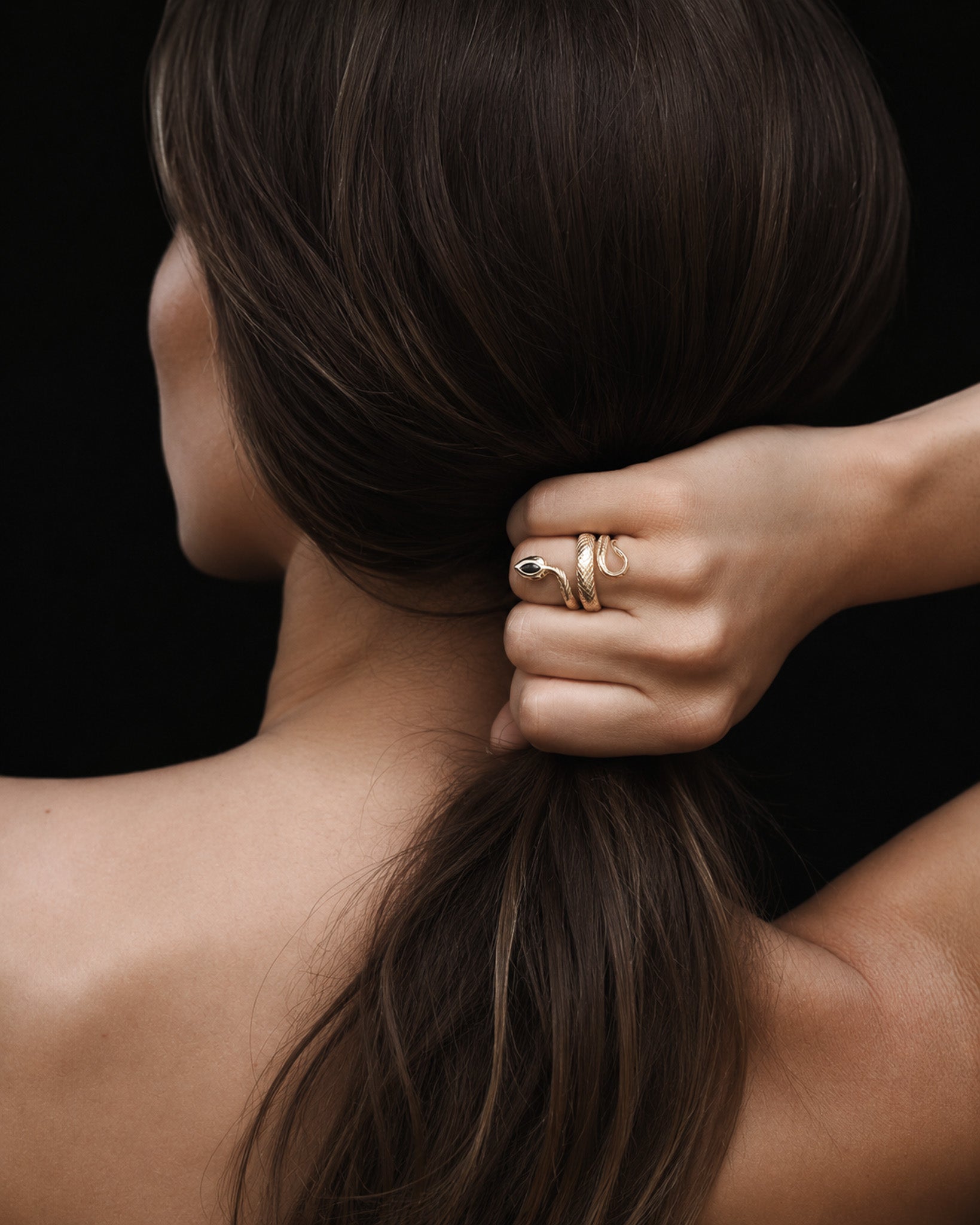 Draco Ring Gold Vermeil