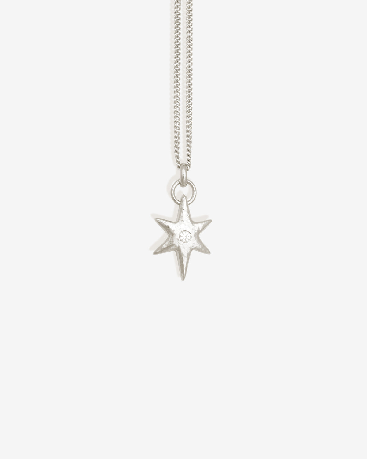 Electra Necklace Silver set with zircon
